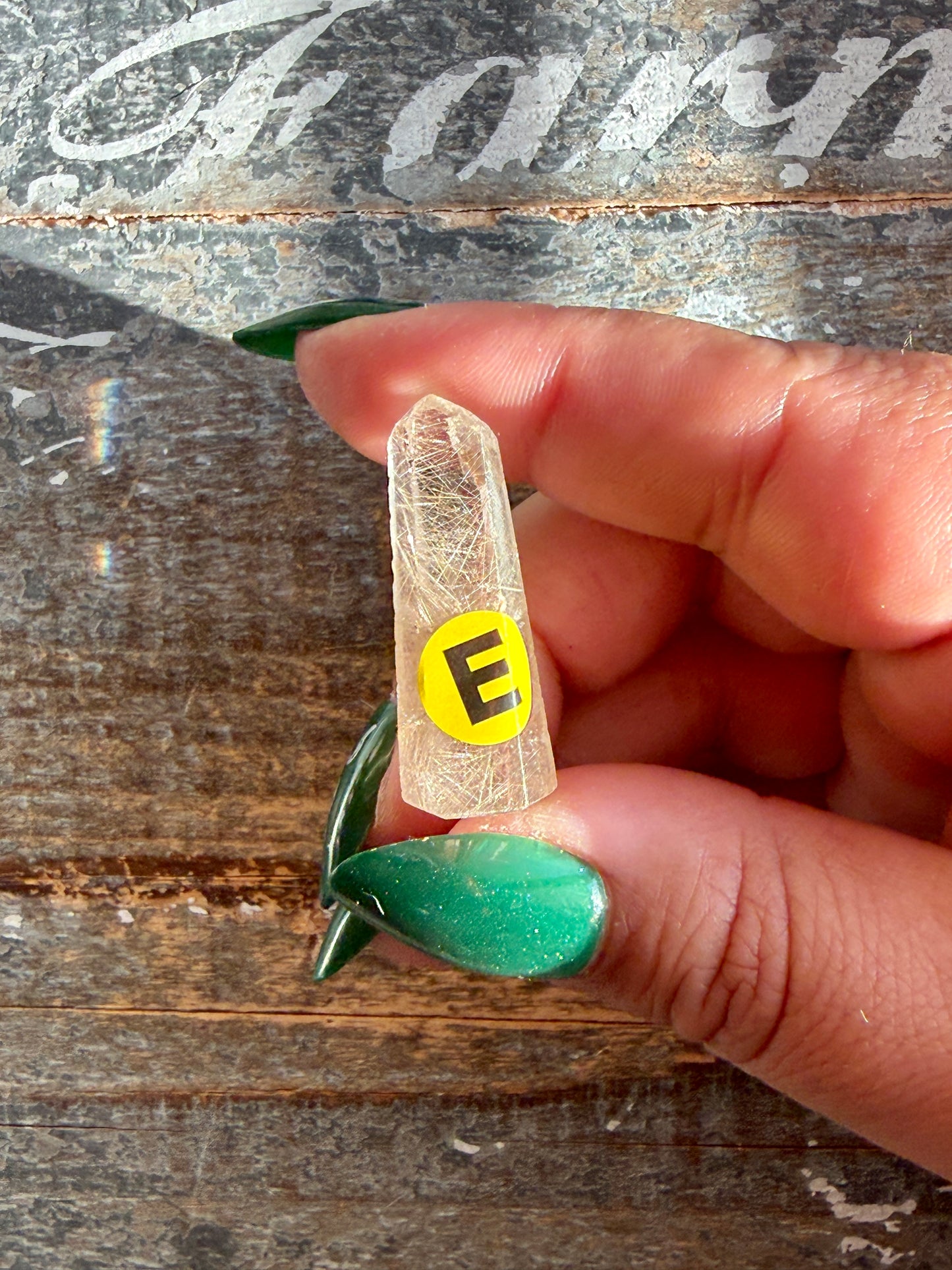 Mini Rutile in Quartz Tower | Opt E | Brazil