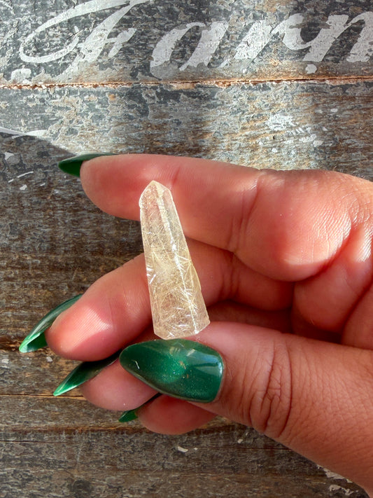 Mini Rutile in Quartz Tower | Opt E | Brazil
