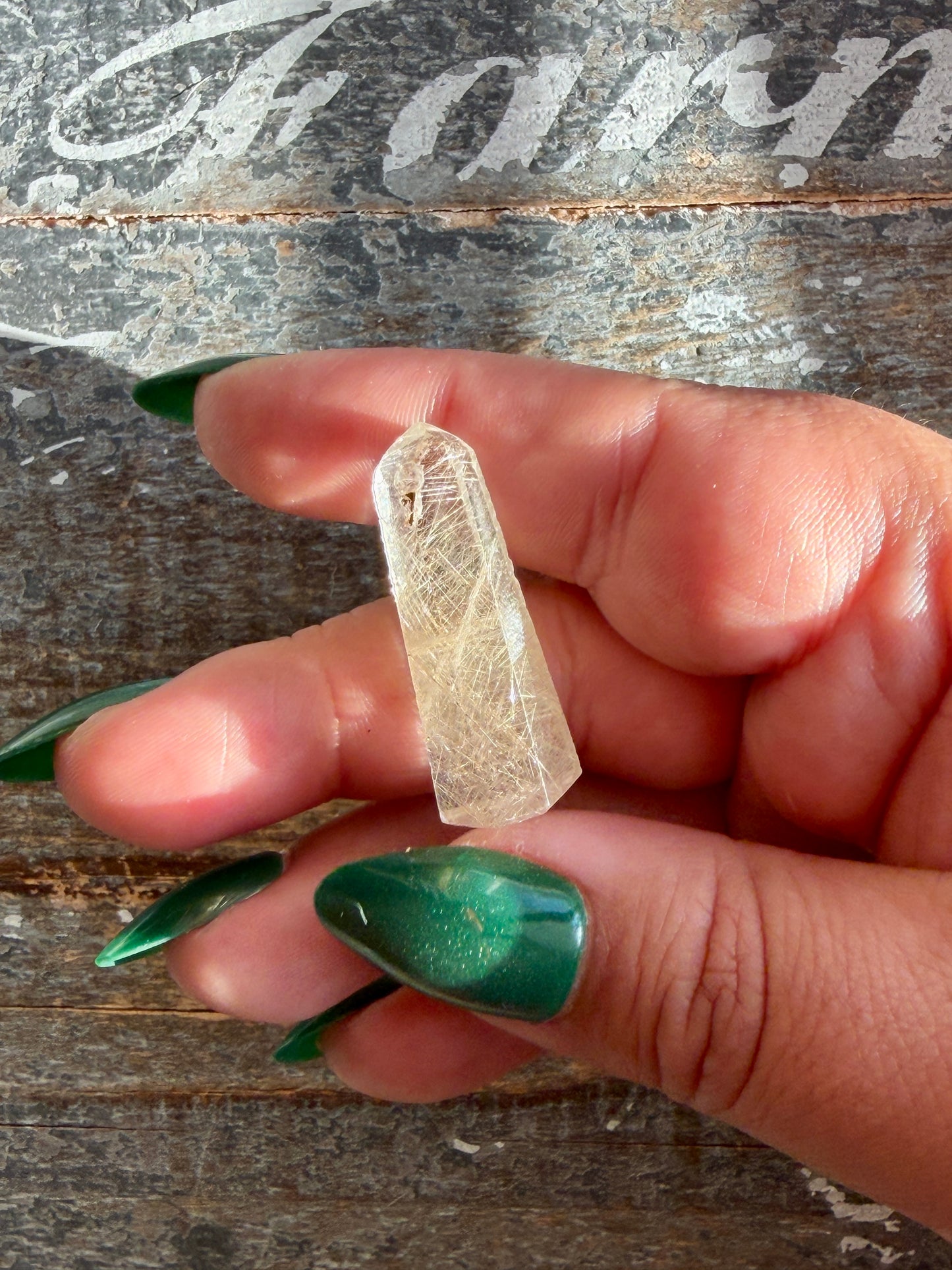 Mini Rutile in Quartz Tower | Opt E | Brazil