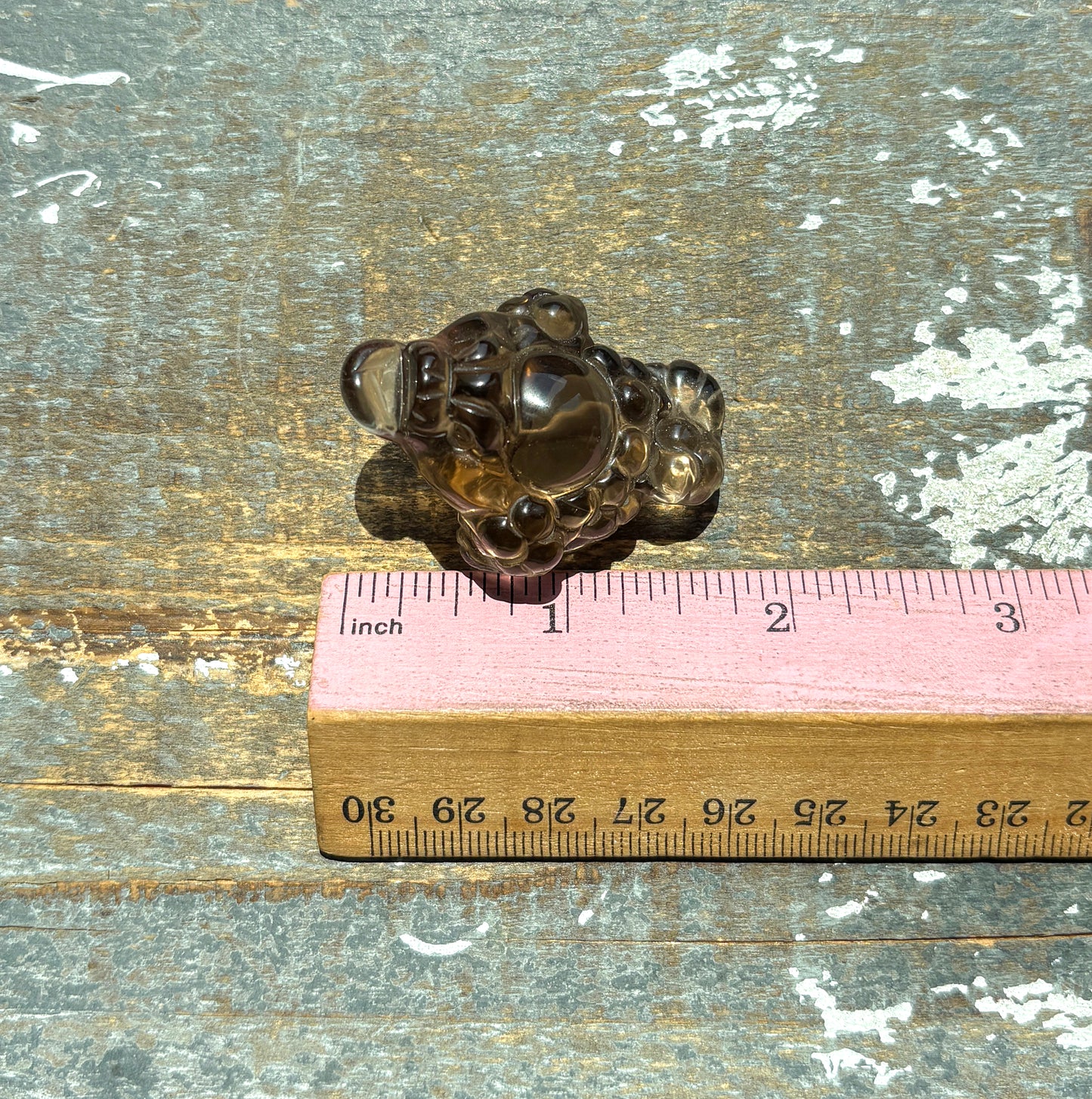 Gorgeous Natural Smokey Quartz Money Toad | Money Manifester | Opt A