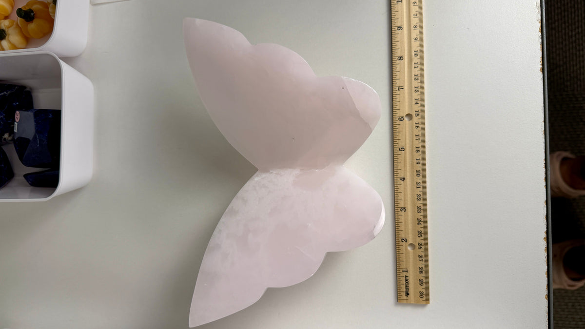 Gorgeous XL Smokey Pink Mango 3D Butterfly (UV Reactive) | Opt 69