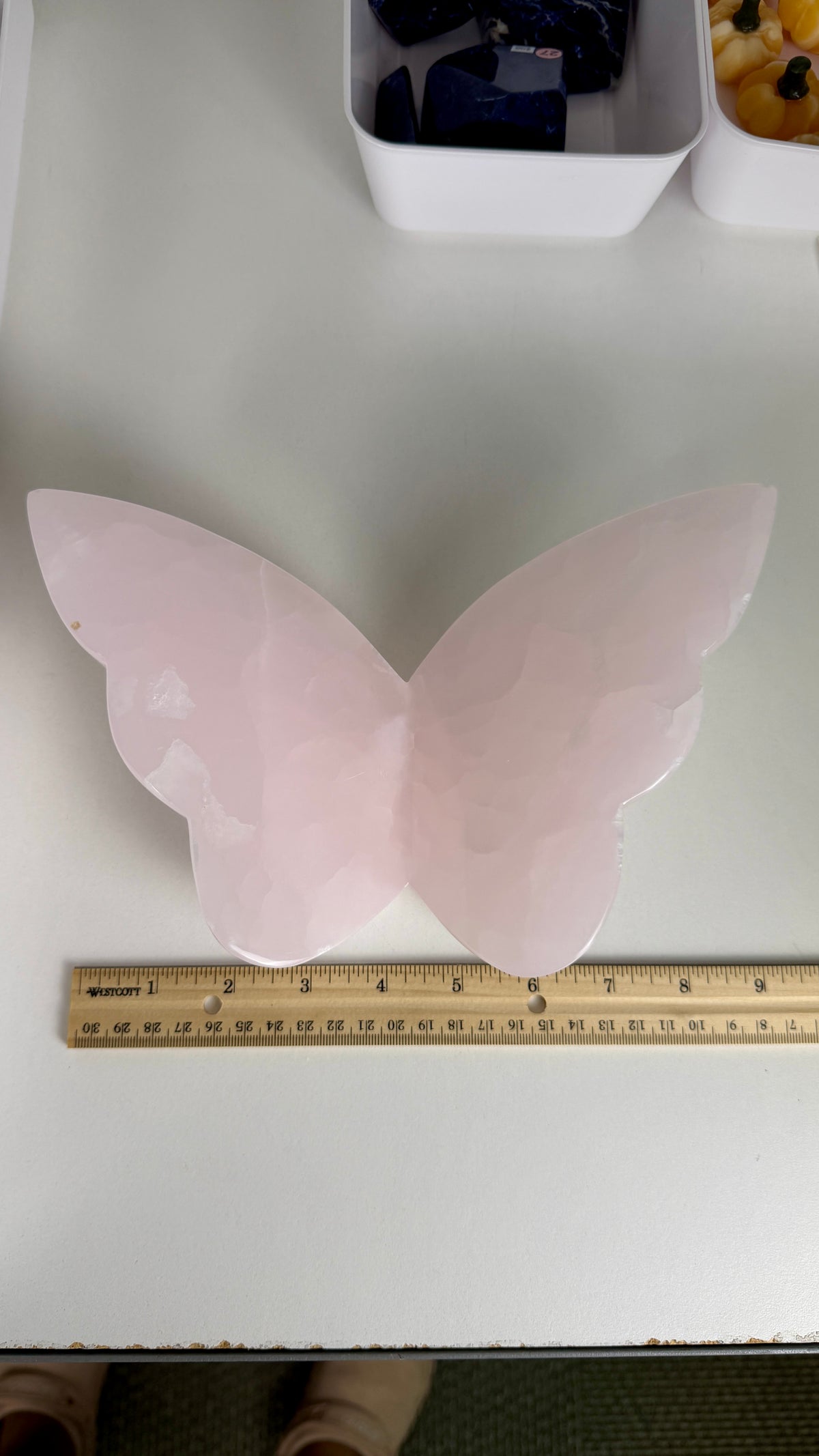 Gorgeous XL Smokey Pink Mango 3D Butterfly (UV Reactive) | Opt 67