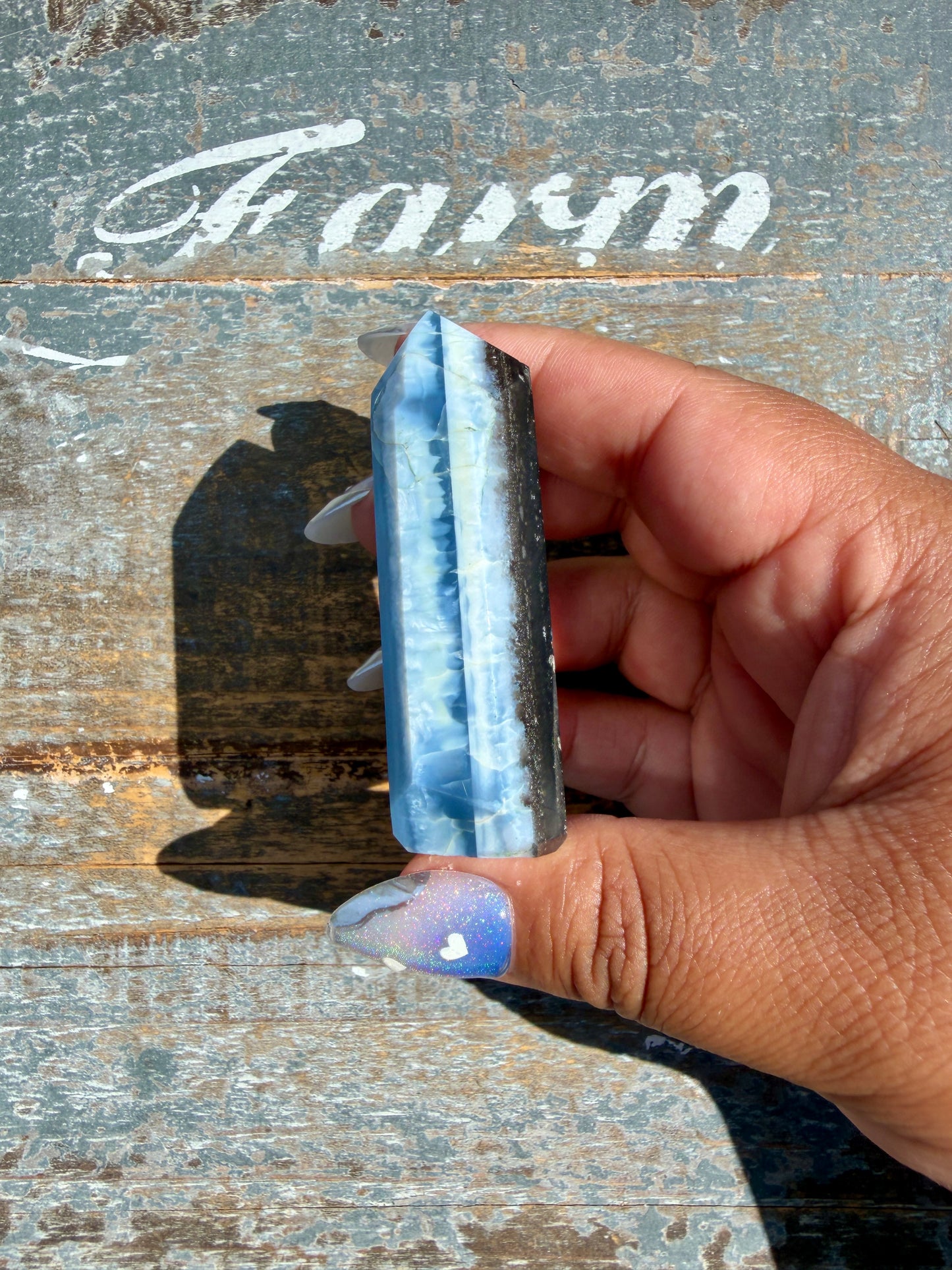 Gorgeous Blue Opal Tower/Freeform | India | Opt 91