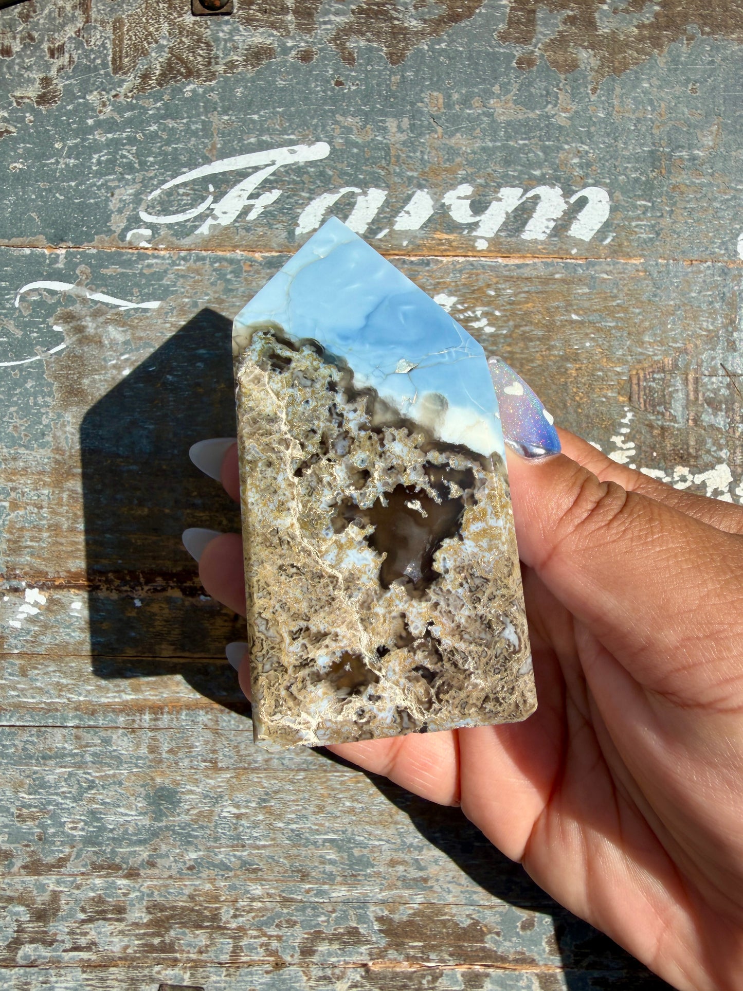 Gorgeous Blue Opal Tower/Freeform | India | Opt 81