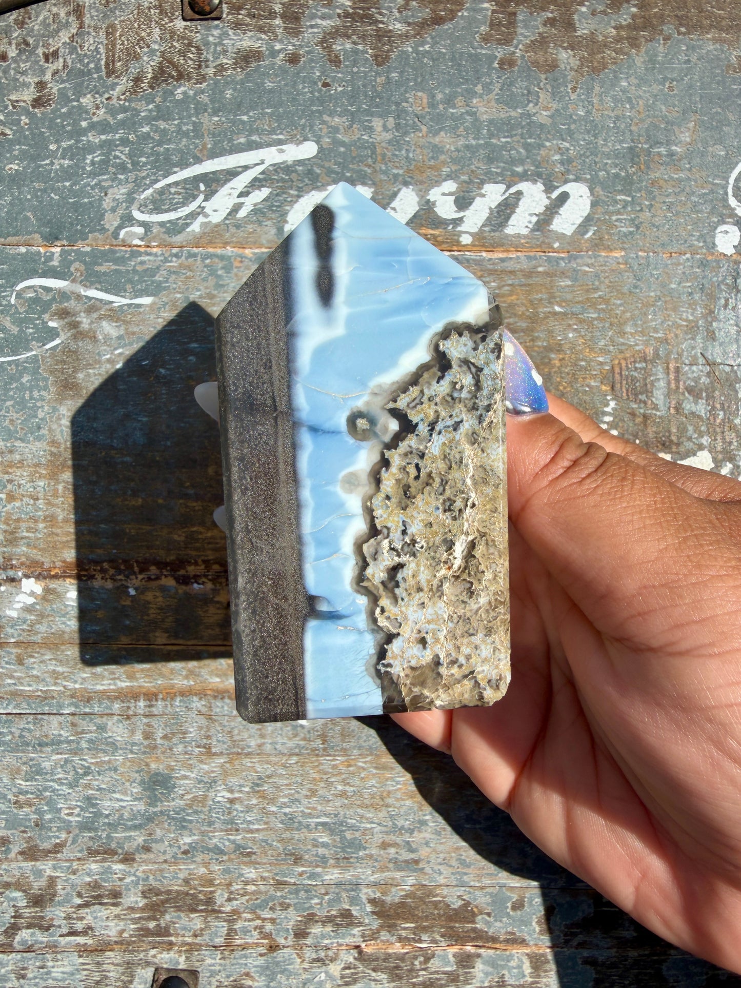 Gorgeous Blue Opal Tower/Freeform | India | Opt 81