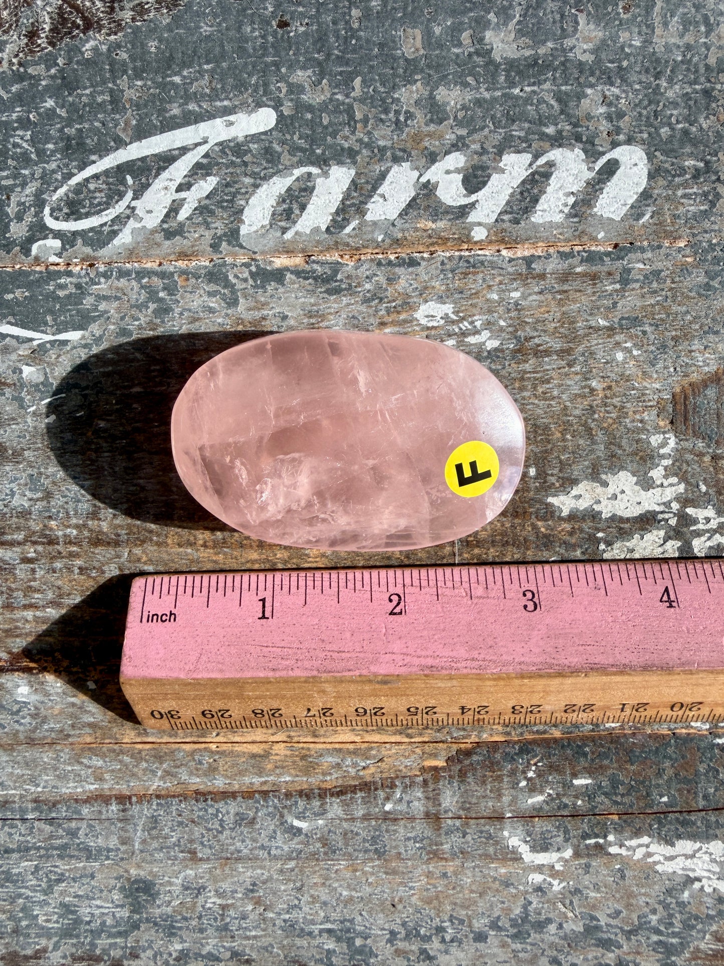 Gorgeous Rose Quartz Palm Stone | Opt F