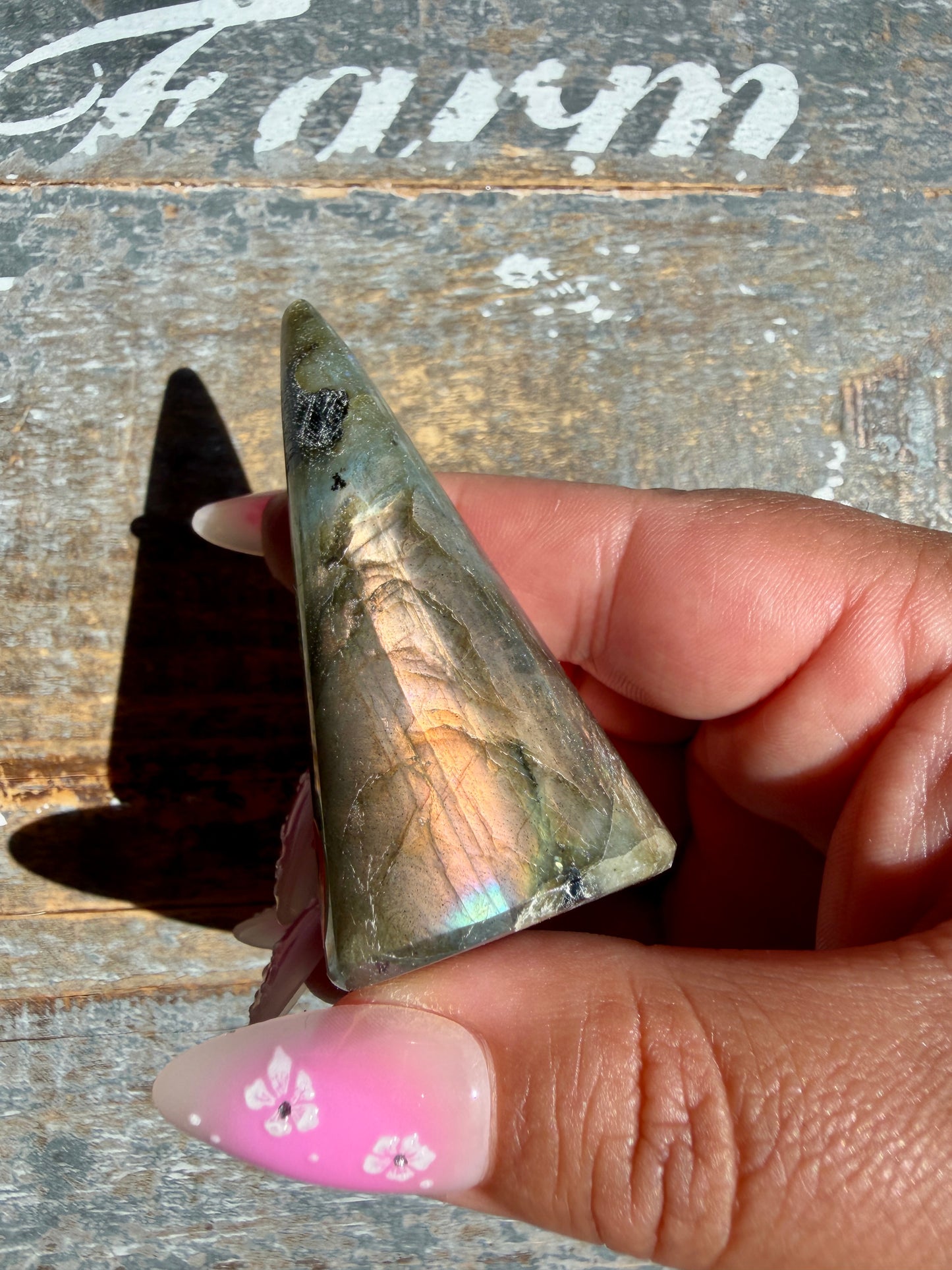 Gorgeous Labradorite Ring Holder | Opt 13
