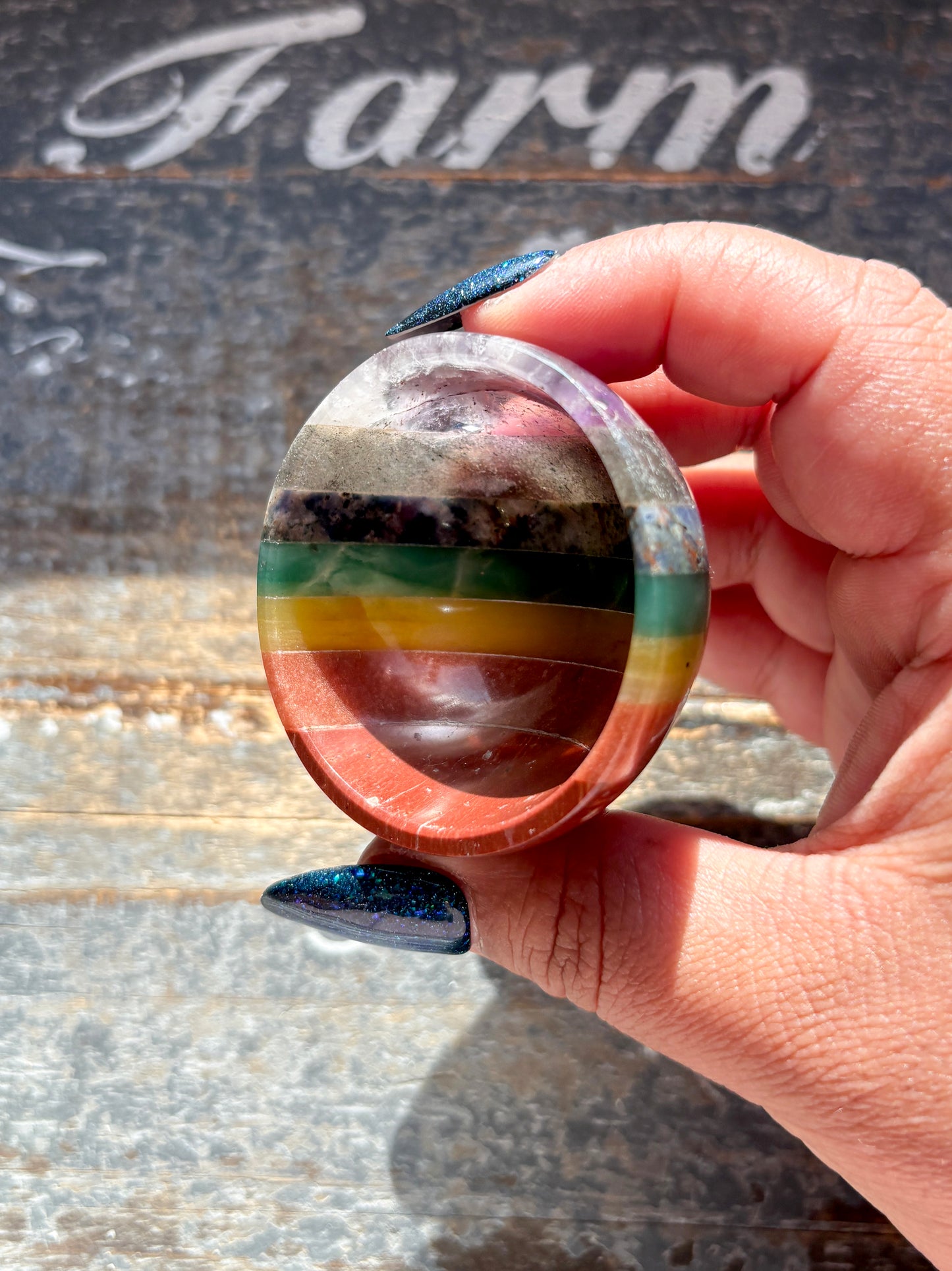 Gorgeous Chakra Mini Bowl Hand Carved in India | i