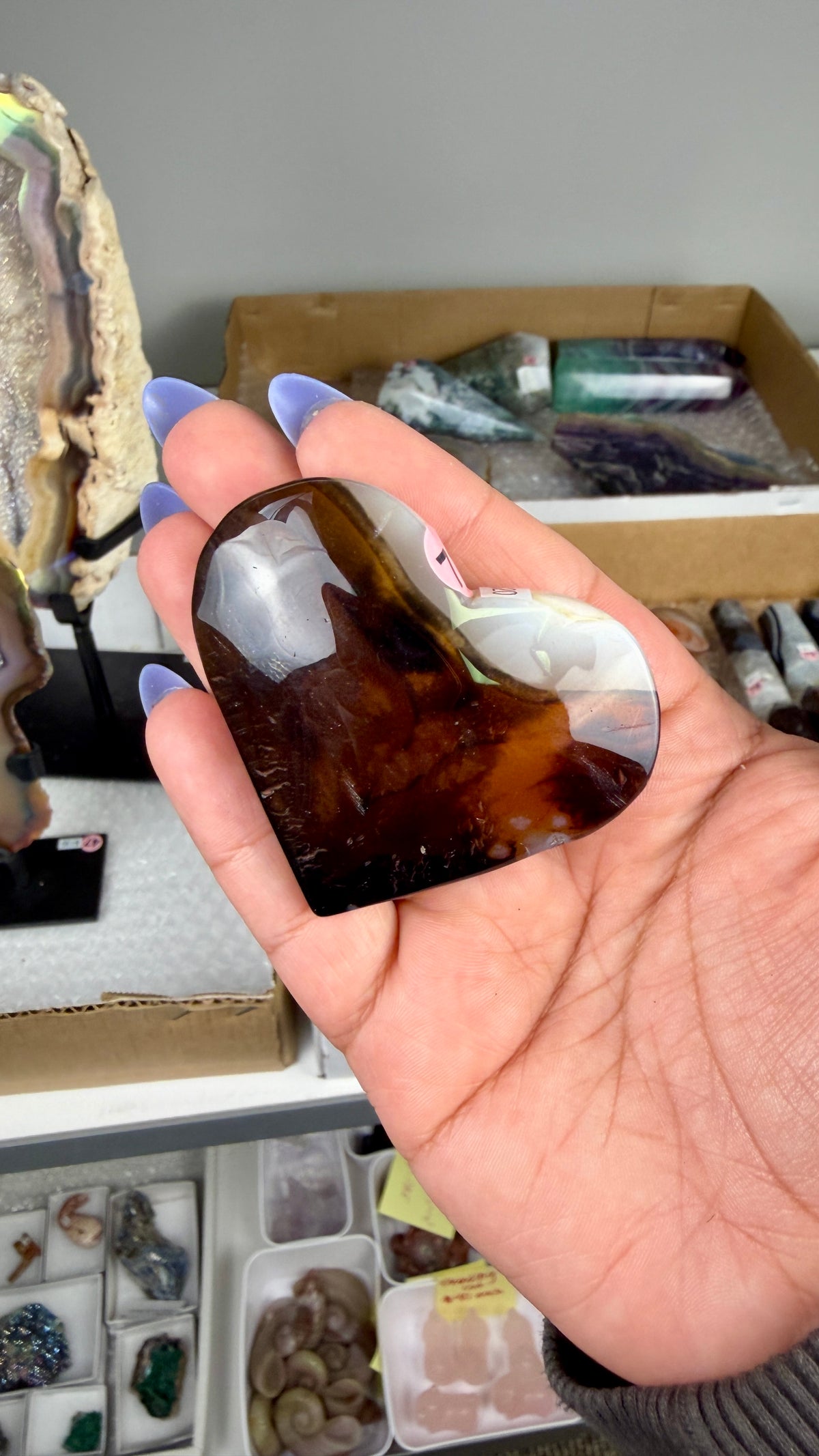 Gorgeous Banded Agate Heart | Opt 71