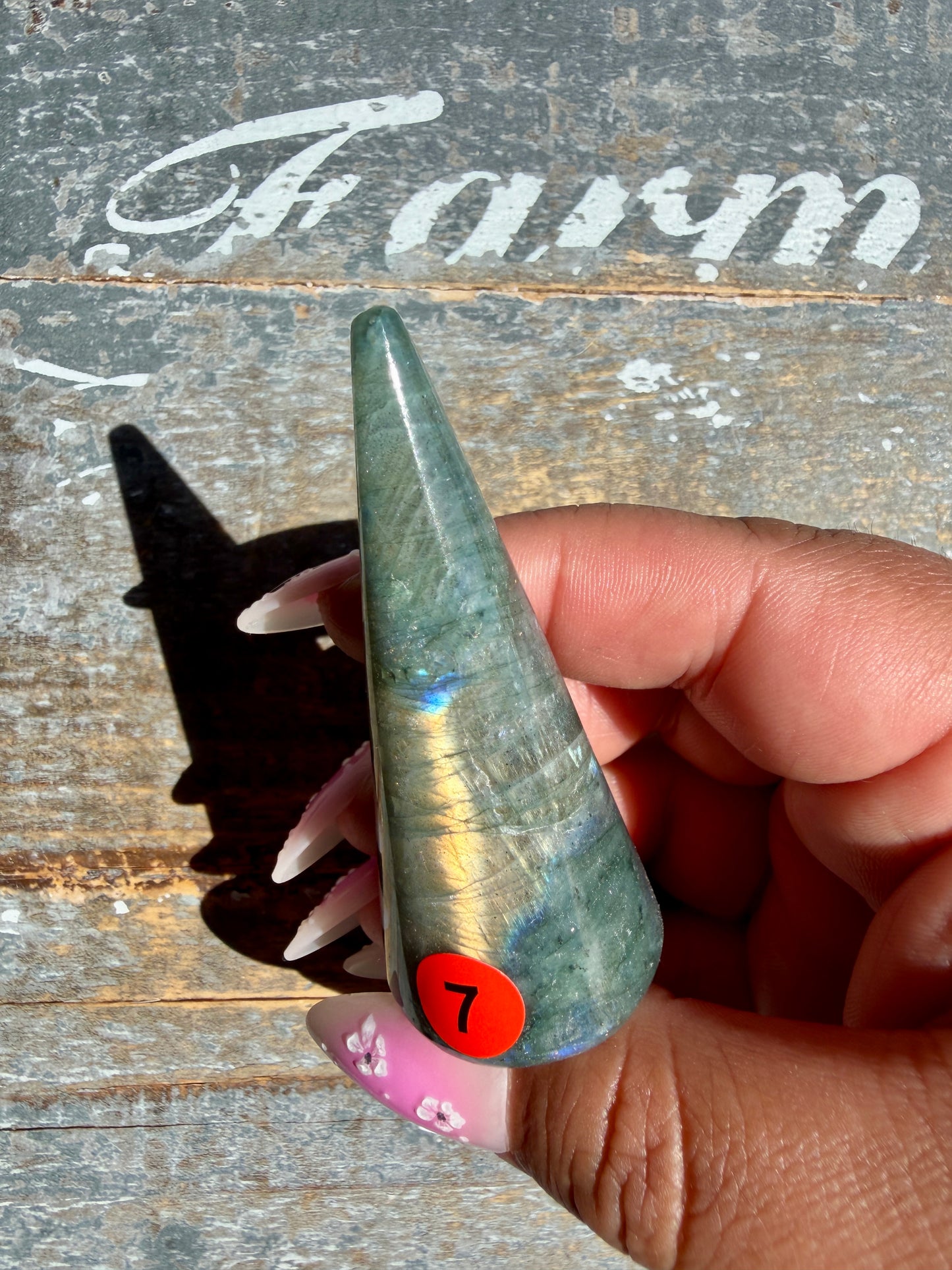 Gorgeous Labradorite Ring Holder | Opt 7