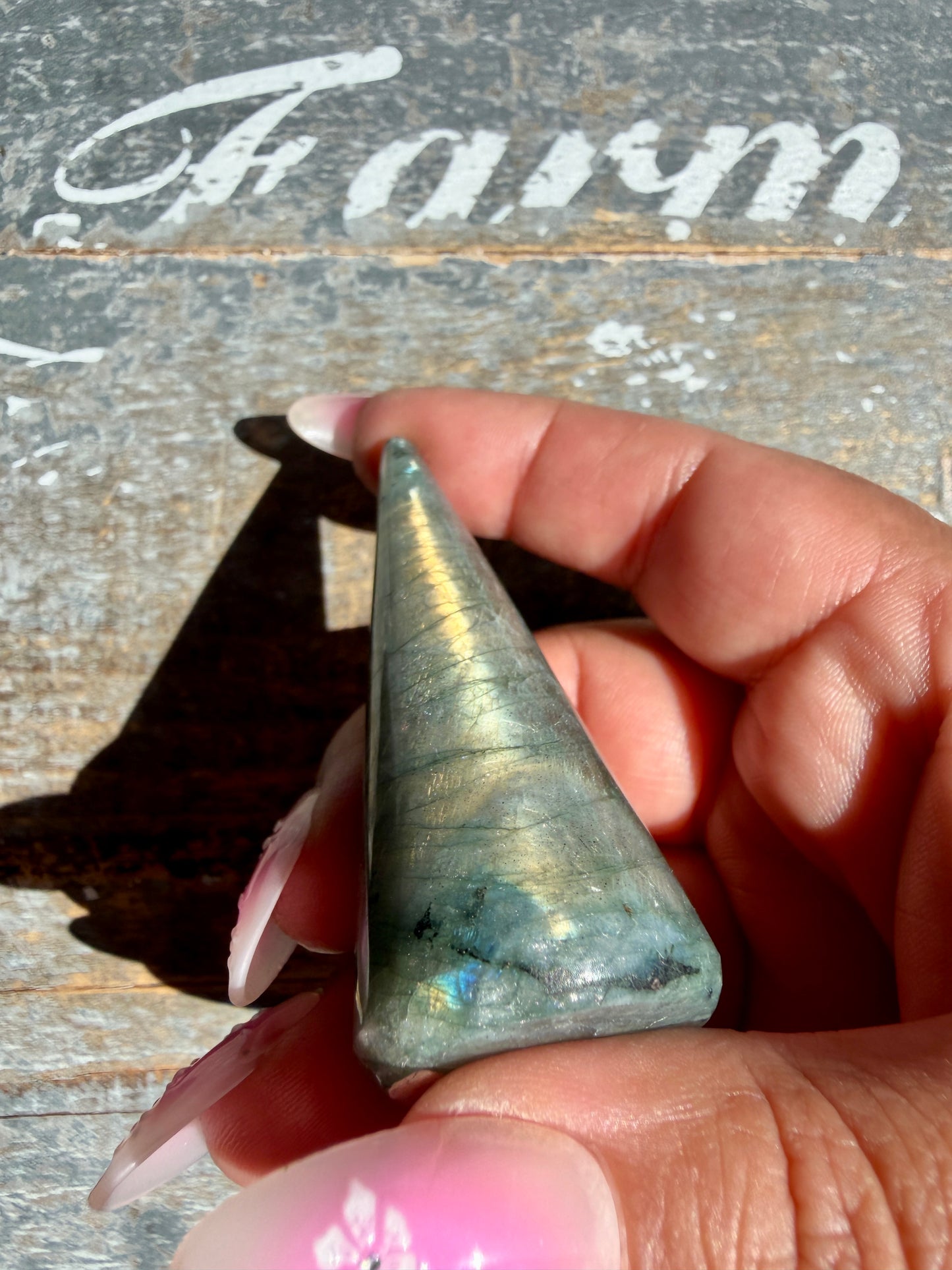 Gorgeous Labradorite Ring Holder | Opt 7