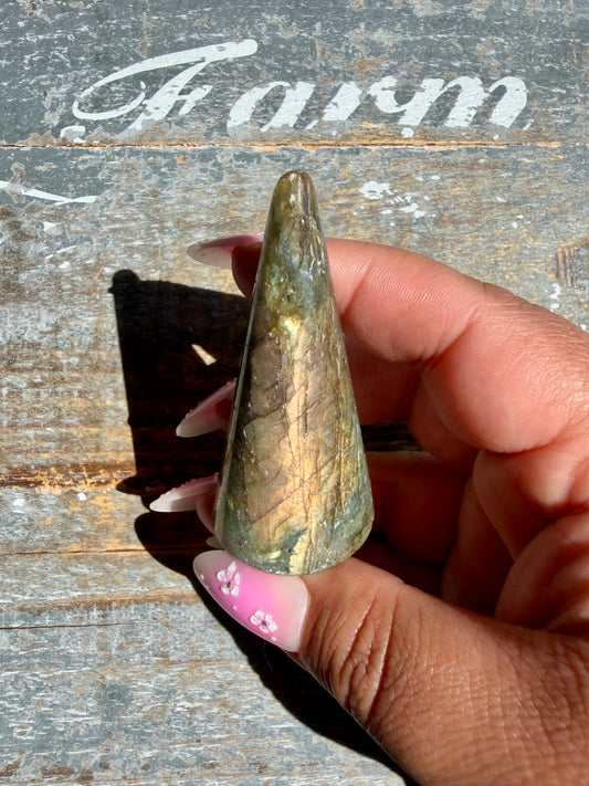 Gorgeous Labradorite Ring Holder | Opt 8