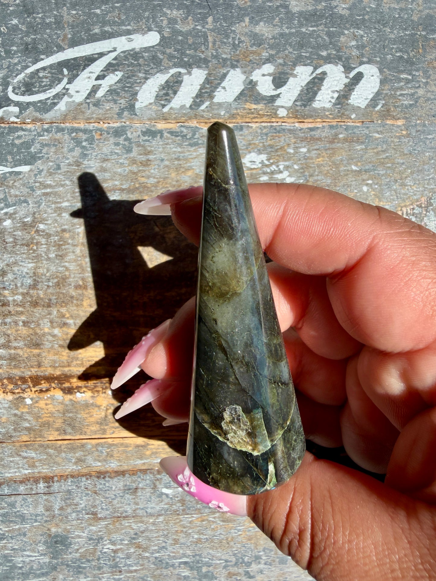 Gorgeous Labradorite Ring Holder | Opt 19