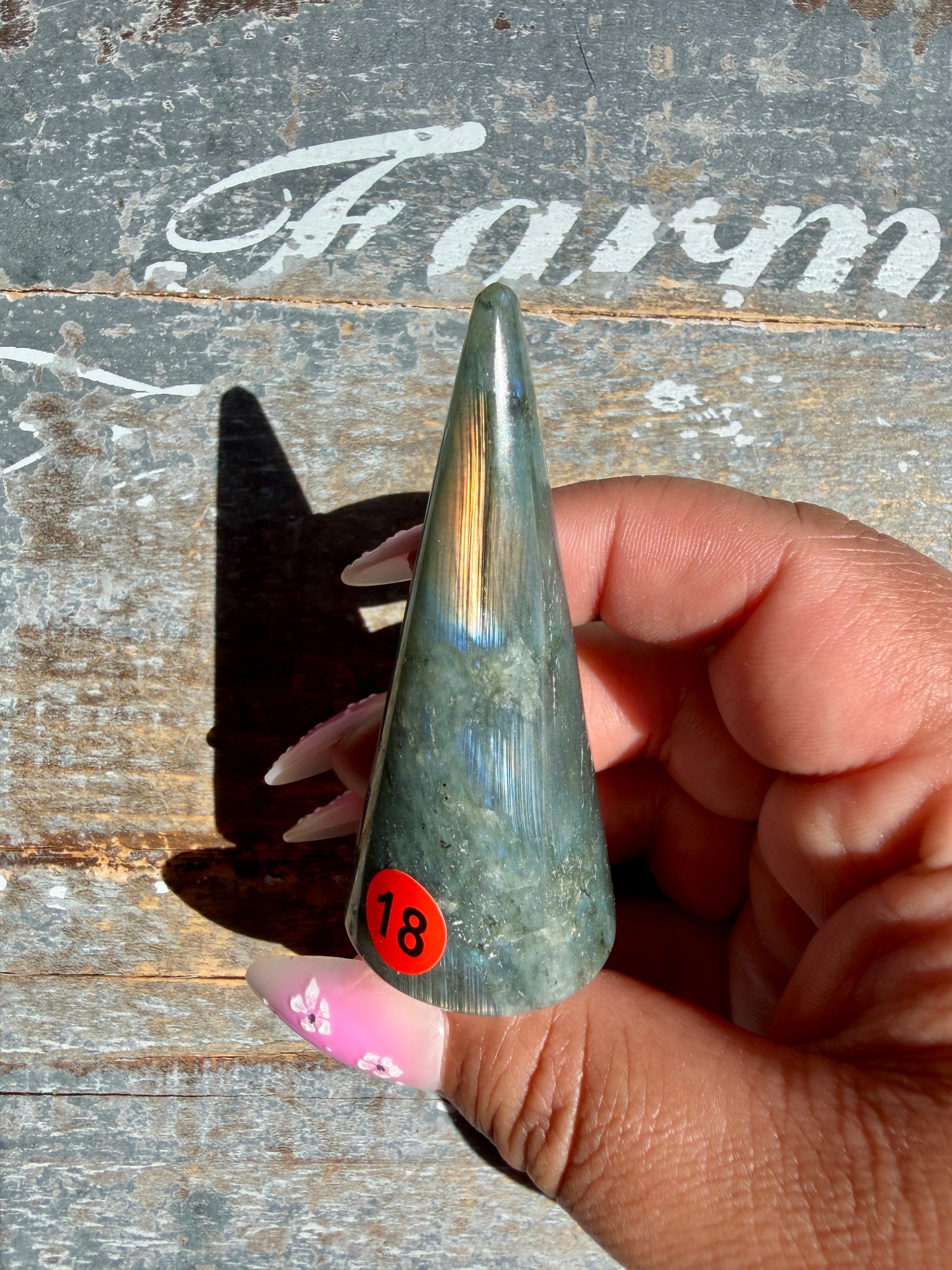 Gorgeous Labradorite Ring Holder | Opt 18