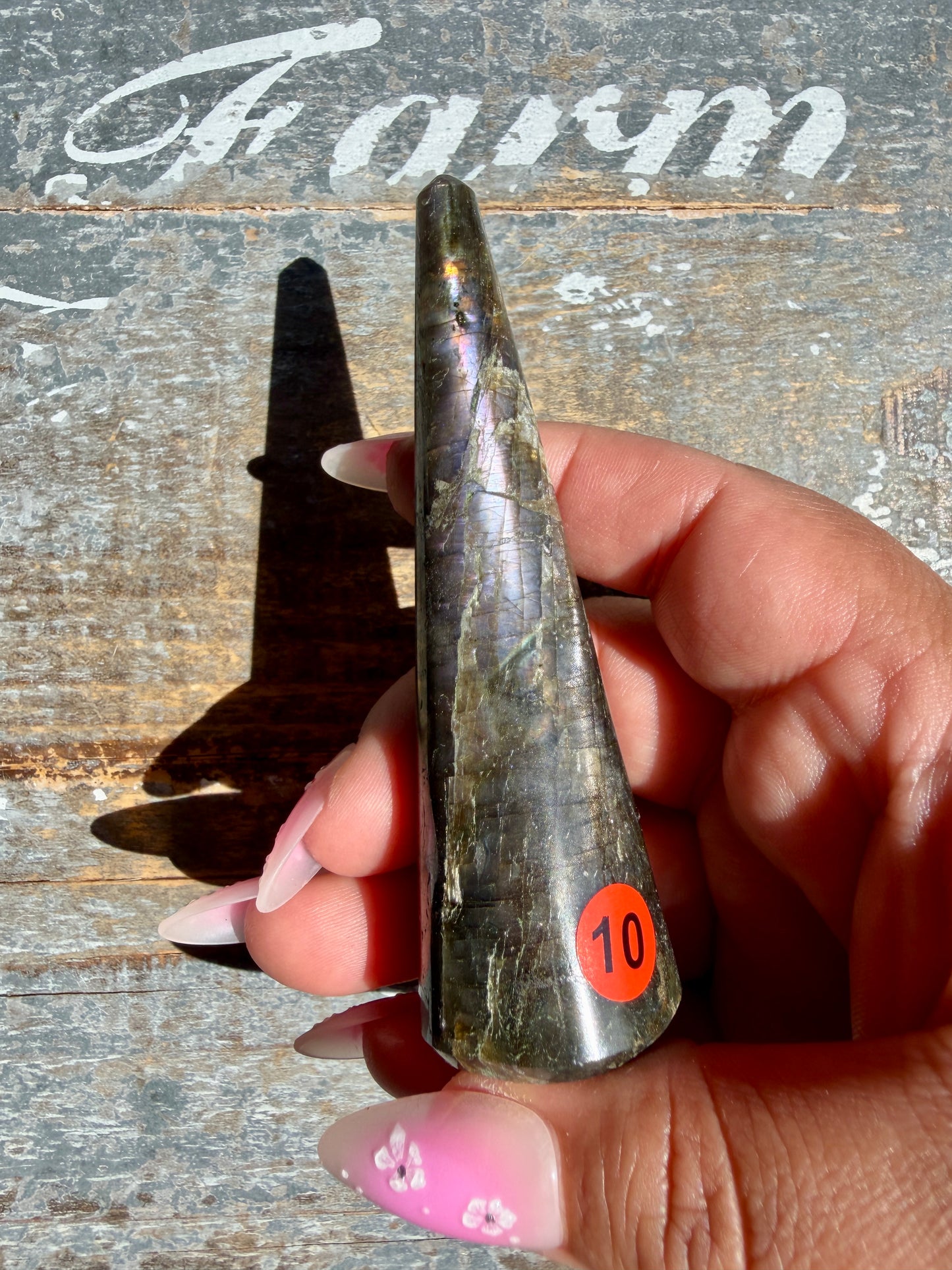Gorgeous Labradorite Ring Holder | Opt 10