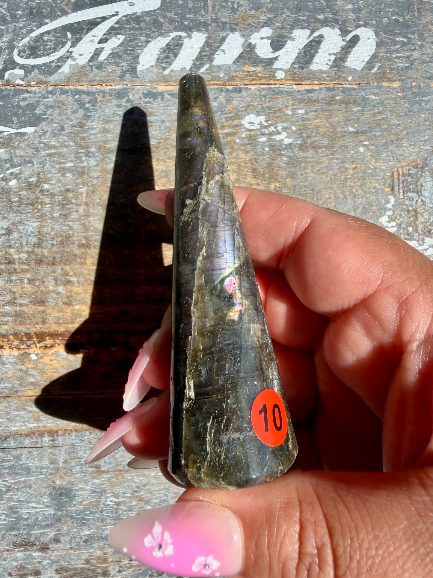 Gorgeous Labradorite Ring Holder | Opt 10