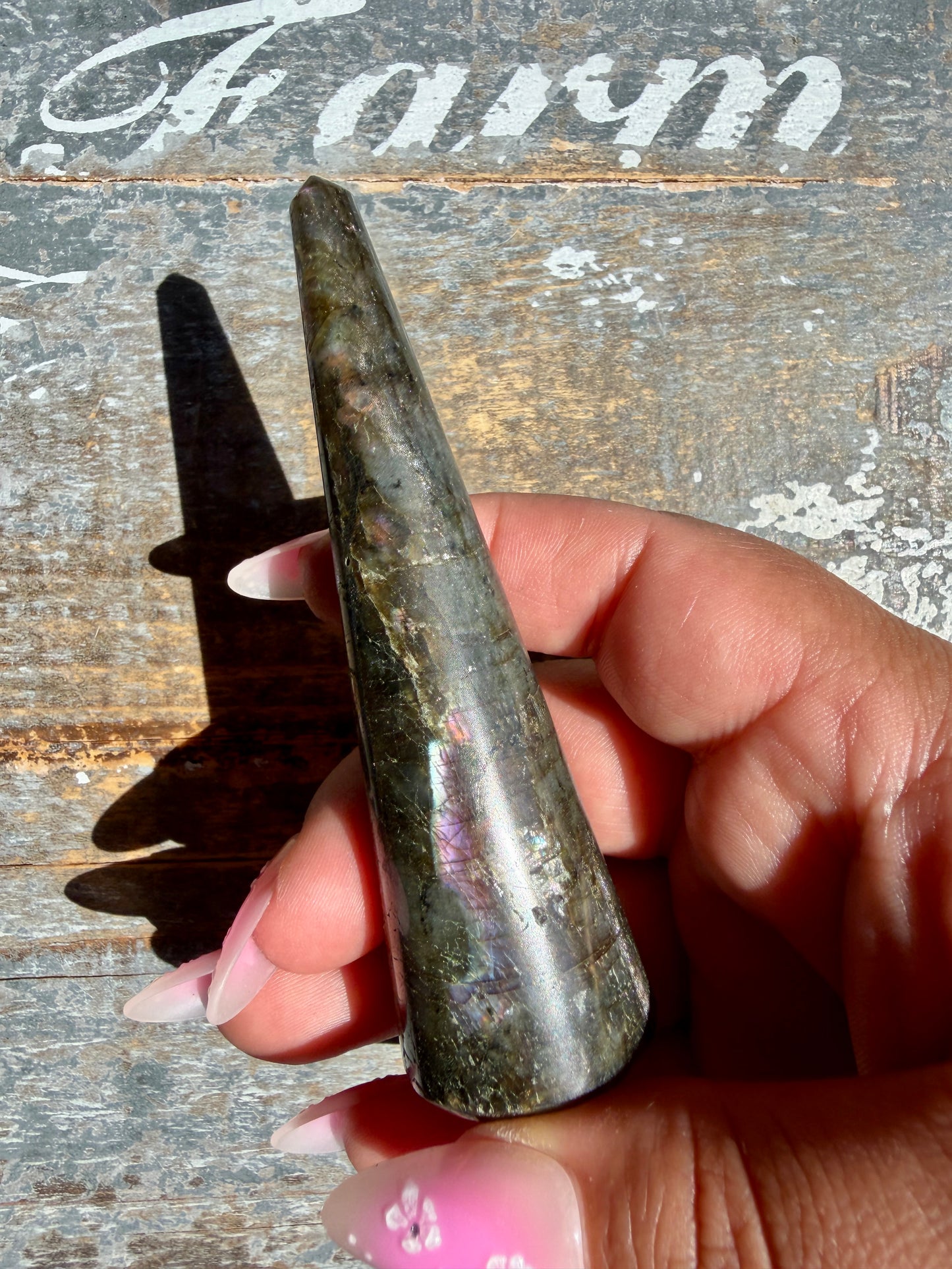 Gorgeous Labradorite Ring Holder | Opt 10