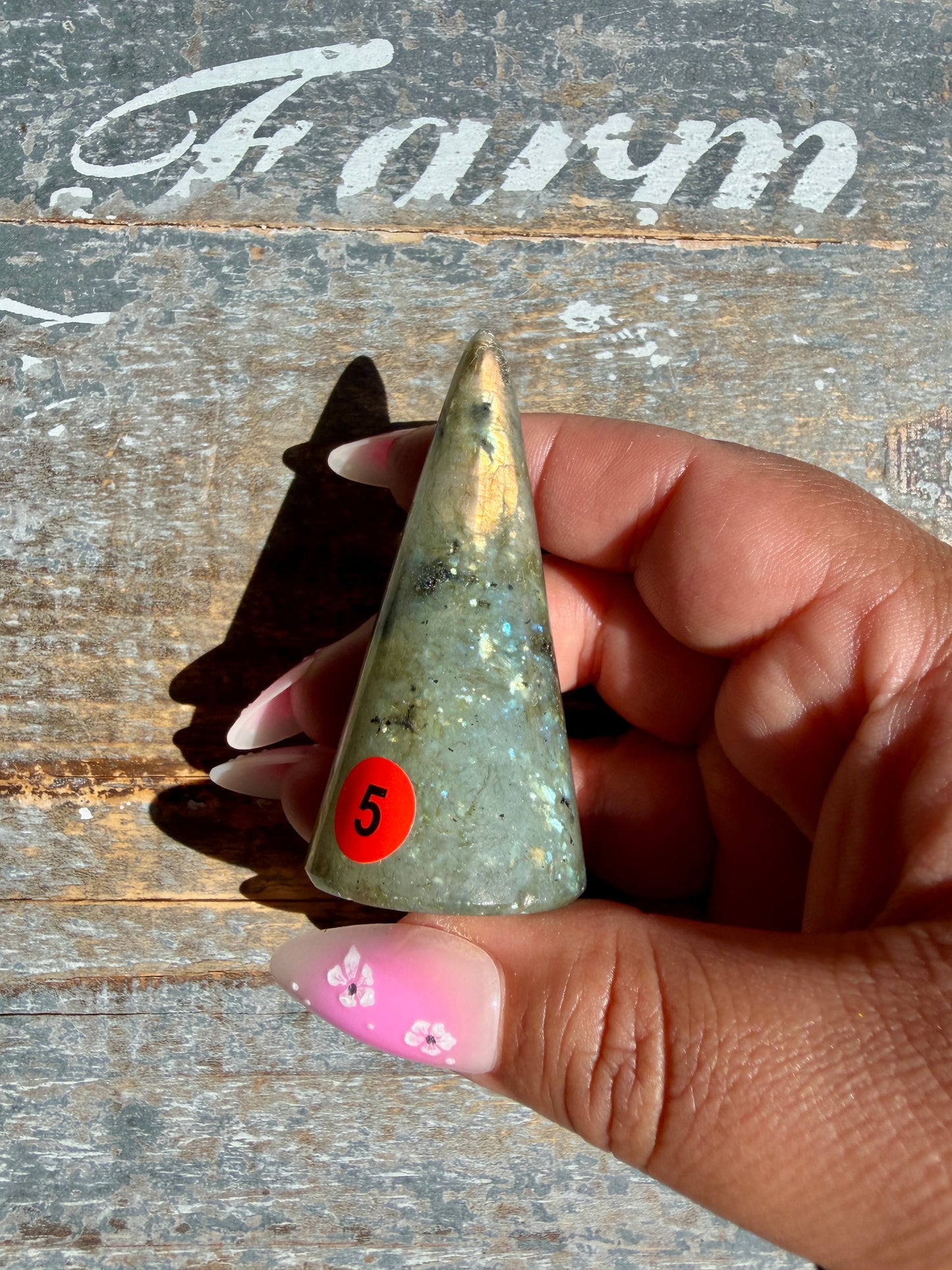 Gorgeous Labradorite Ring Holder | Opt 5
