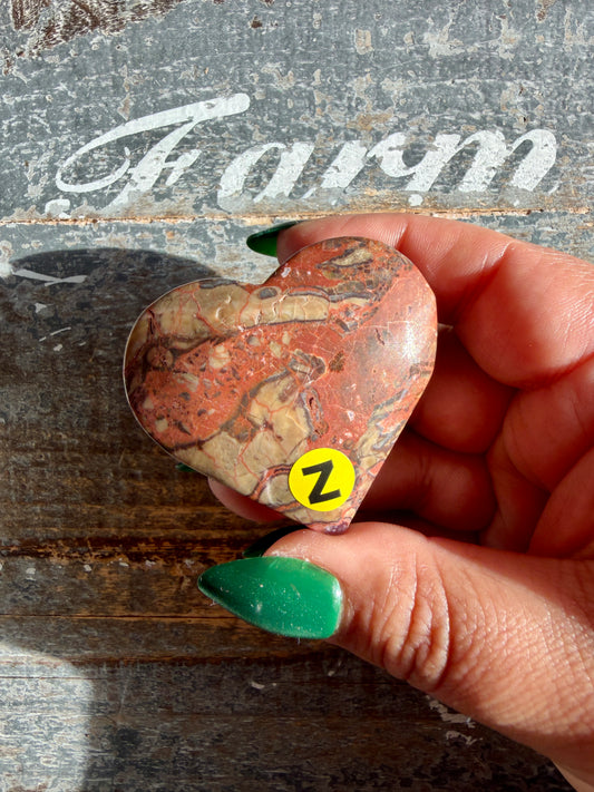Unique Money Agate Heart | Opt Z