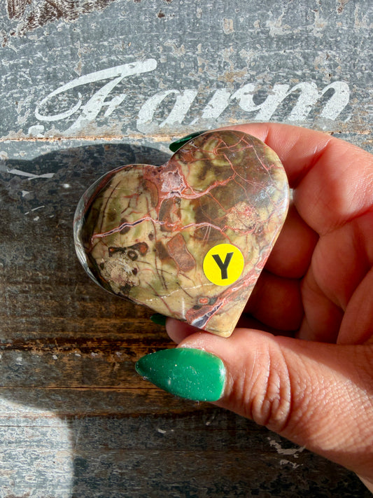 Unique Money Agate Heart | Opt Y