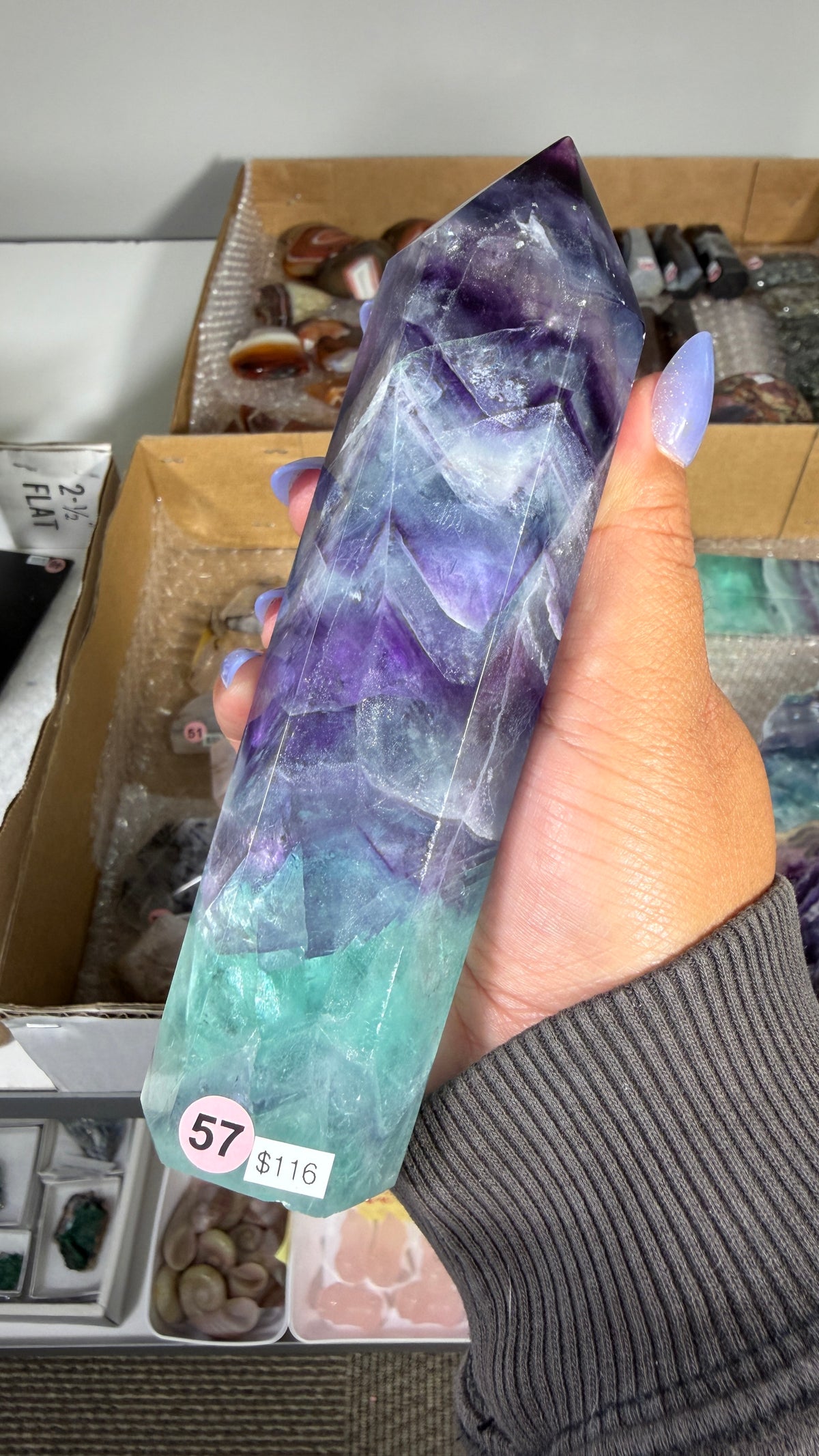 Gorgeous Fluorite Tower | Opt 57