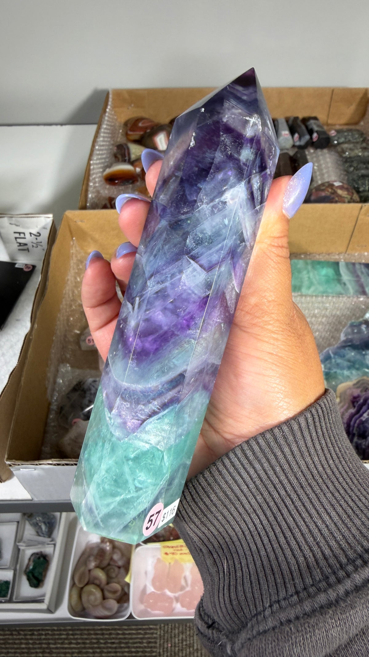 Gorgeous Fluorite Tower | Opt 57