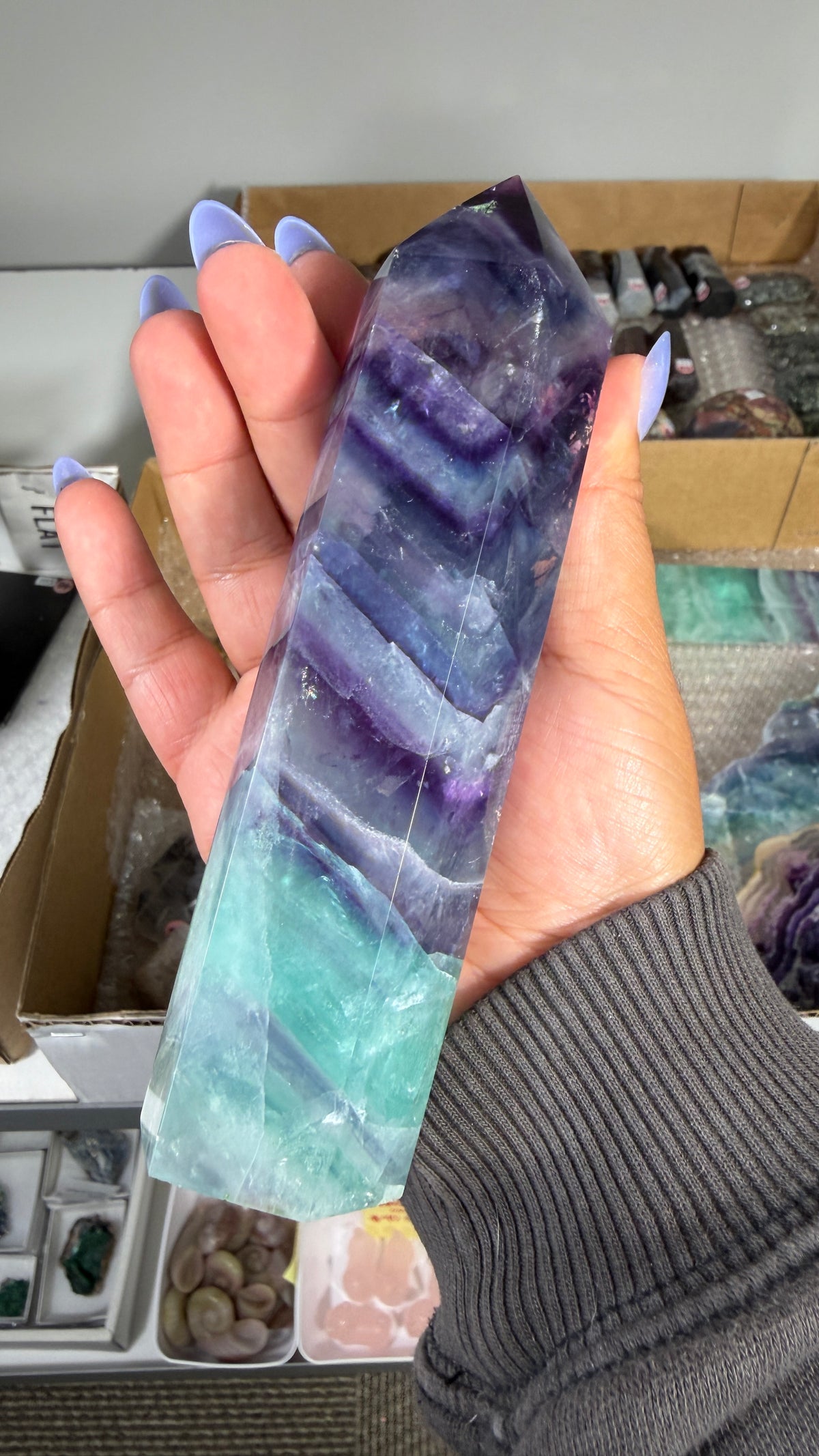 Gorgeous Fluorite Tower | Opt 57