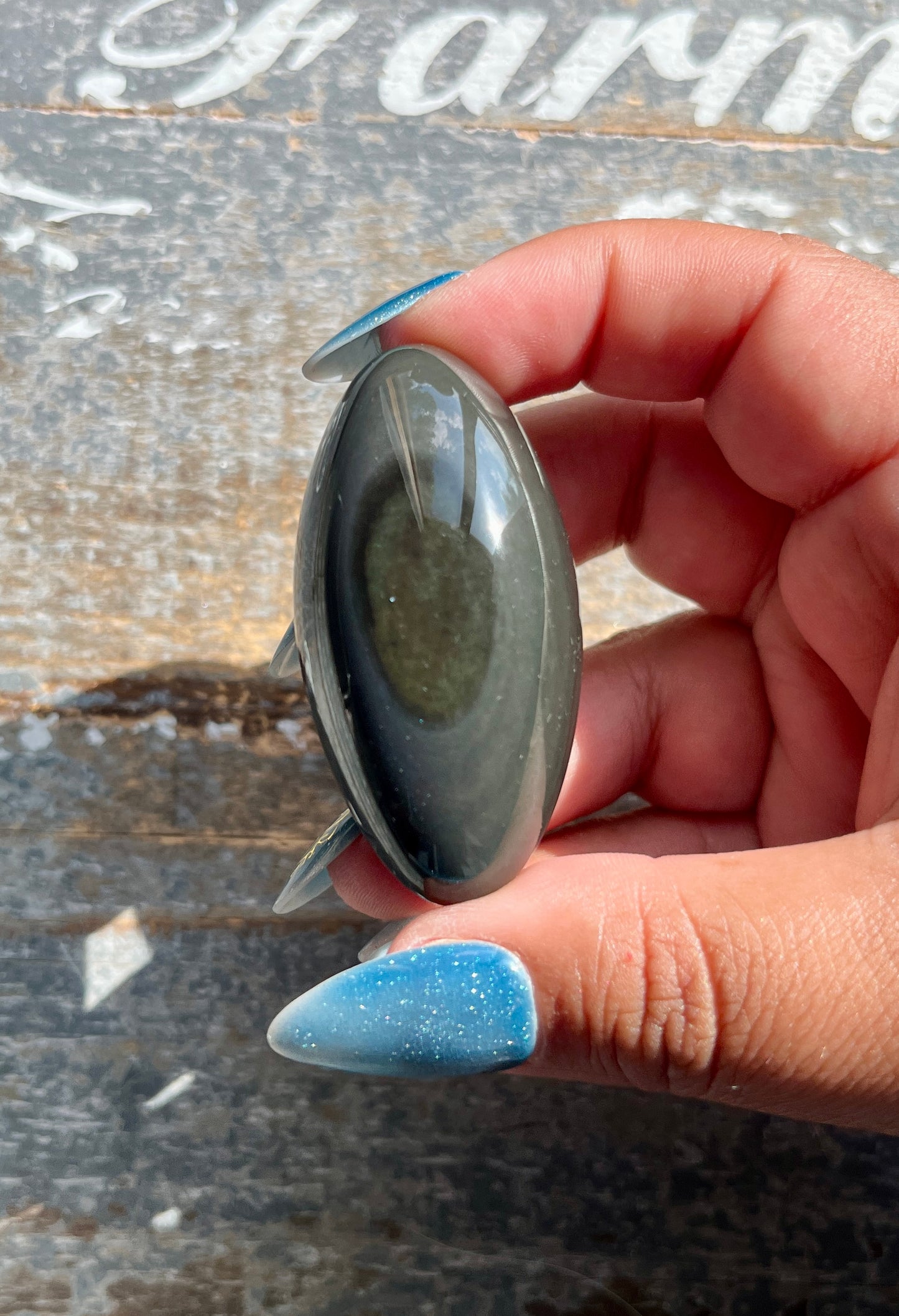 Gorgeous Rainbow Obsidian Shiva, Sourced & Hand Carved in Mexico