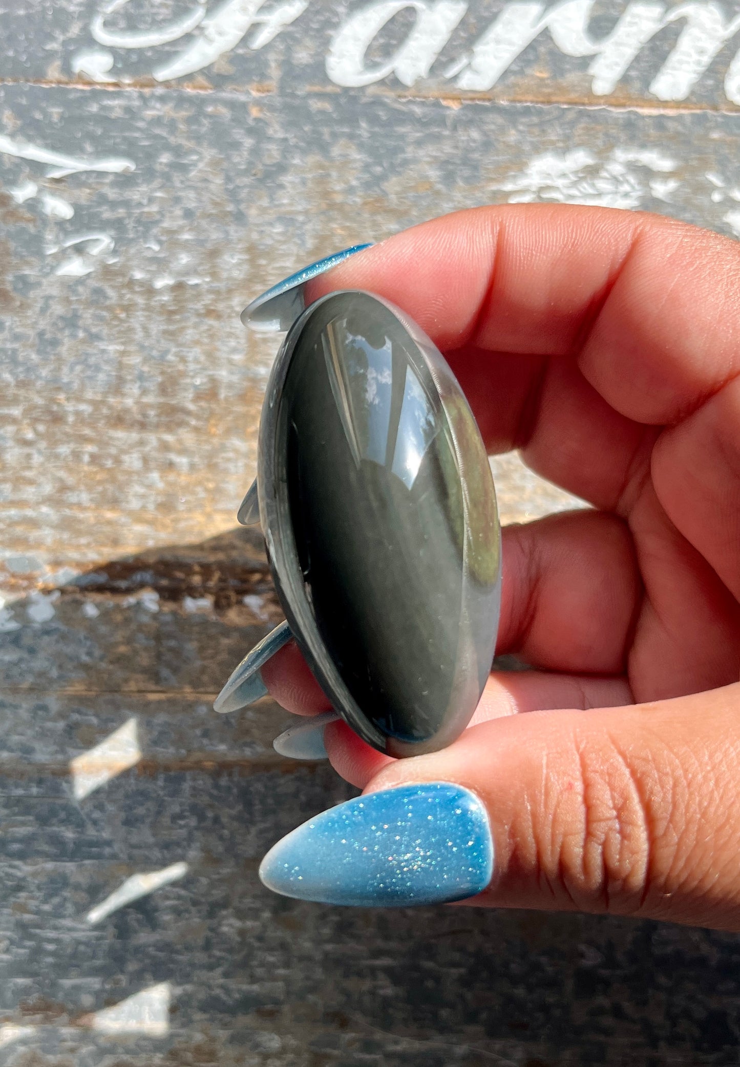 Gorgeous Rainbow Obsidian Shiva, Sourced & Hand Carved in Mexico