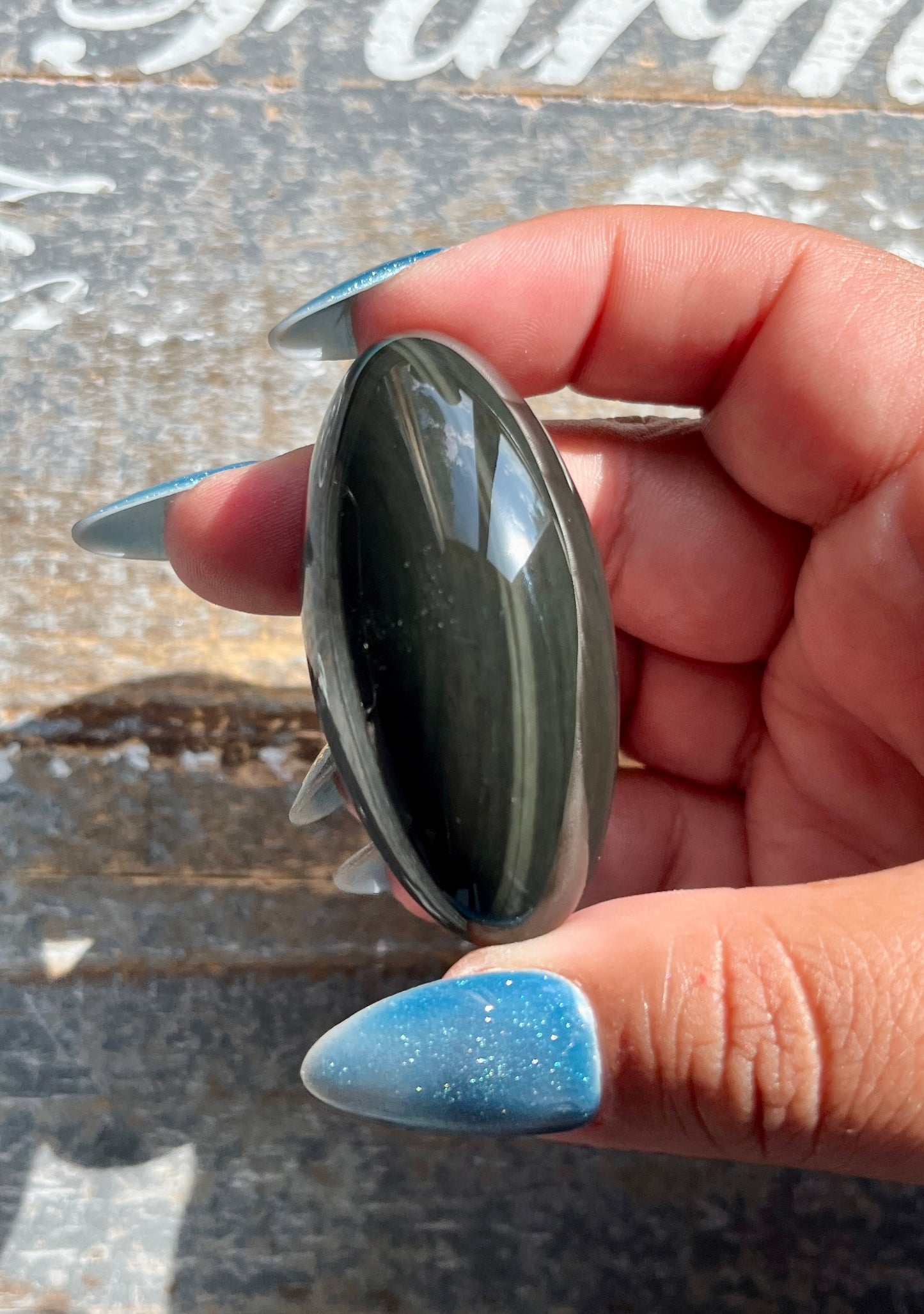 Gorgeous Rainbow Obsidian Shiva, Sourced & Hand Carved in Mexico