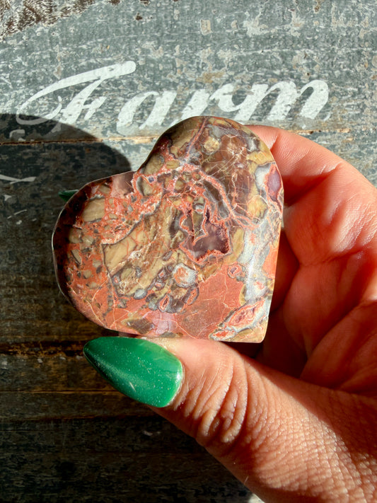 Unique Money Agate Heart | Opt O