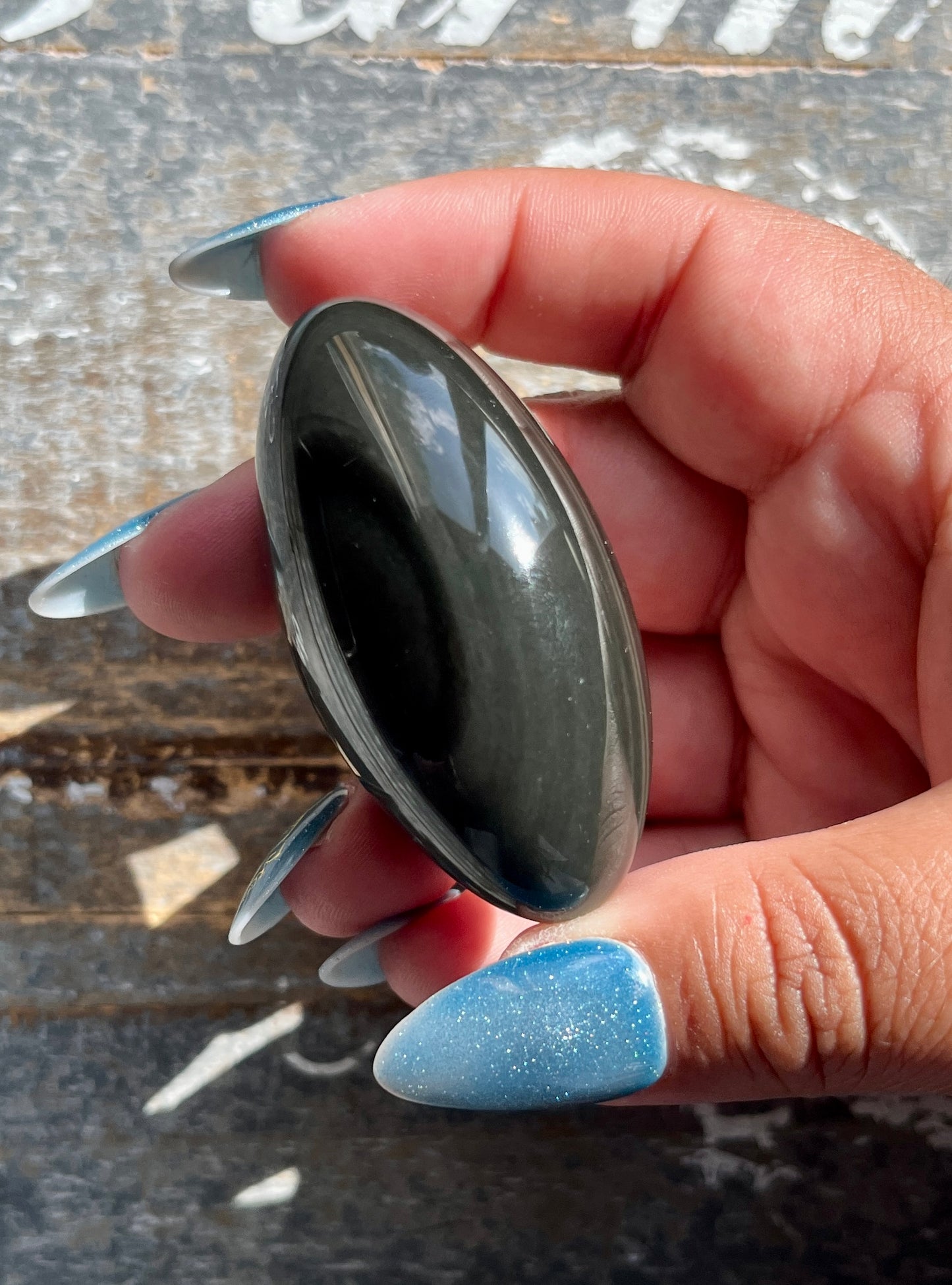 Gorgeous Rainbow Obsidian Shiva, Sourced & Hand Carved in Mexico