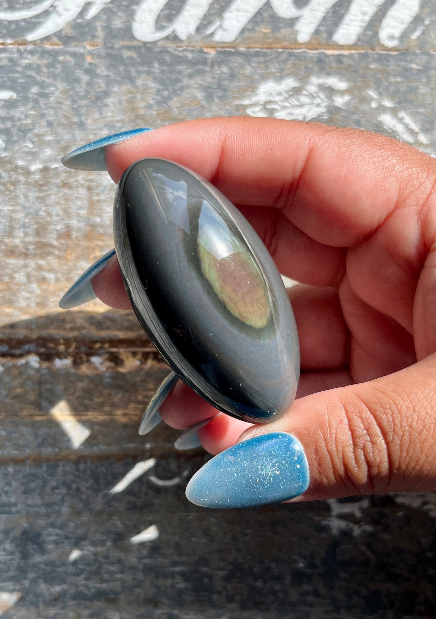 Gorgeous Rainbow Obsidian Shiva, Sourced & Hand Carved in Mexico