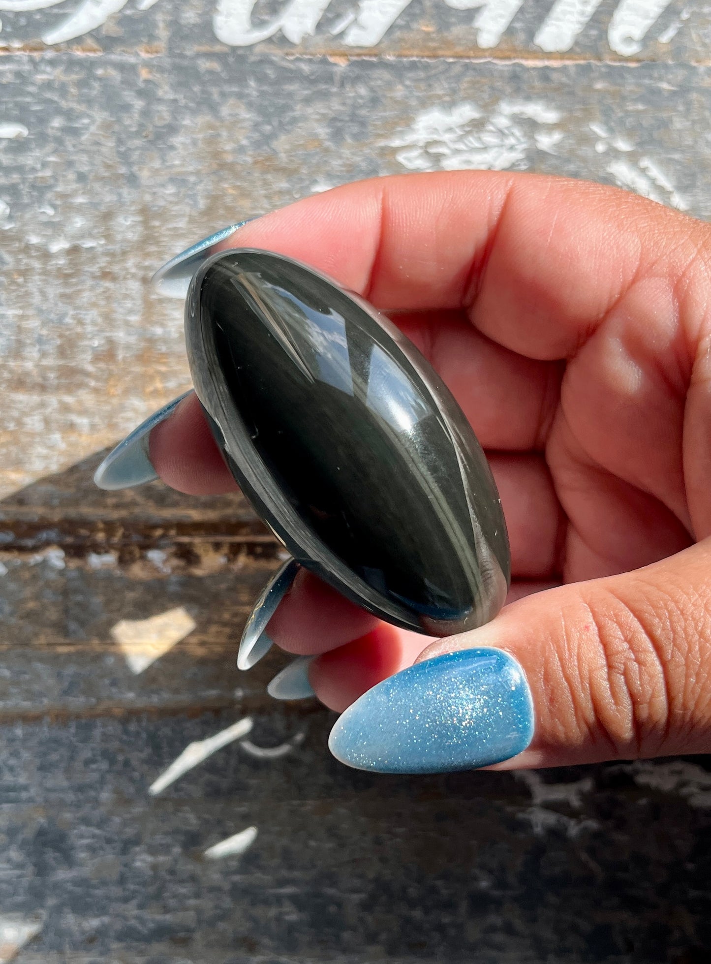 Gorgeous Rainbow Obsidian Shiva, Sourced & Hand Carved in Mexico