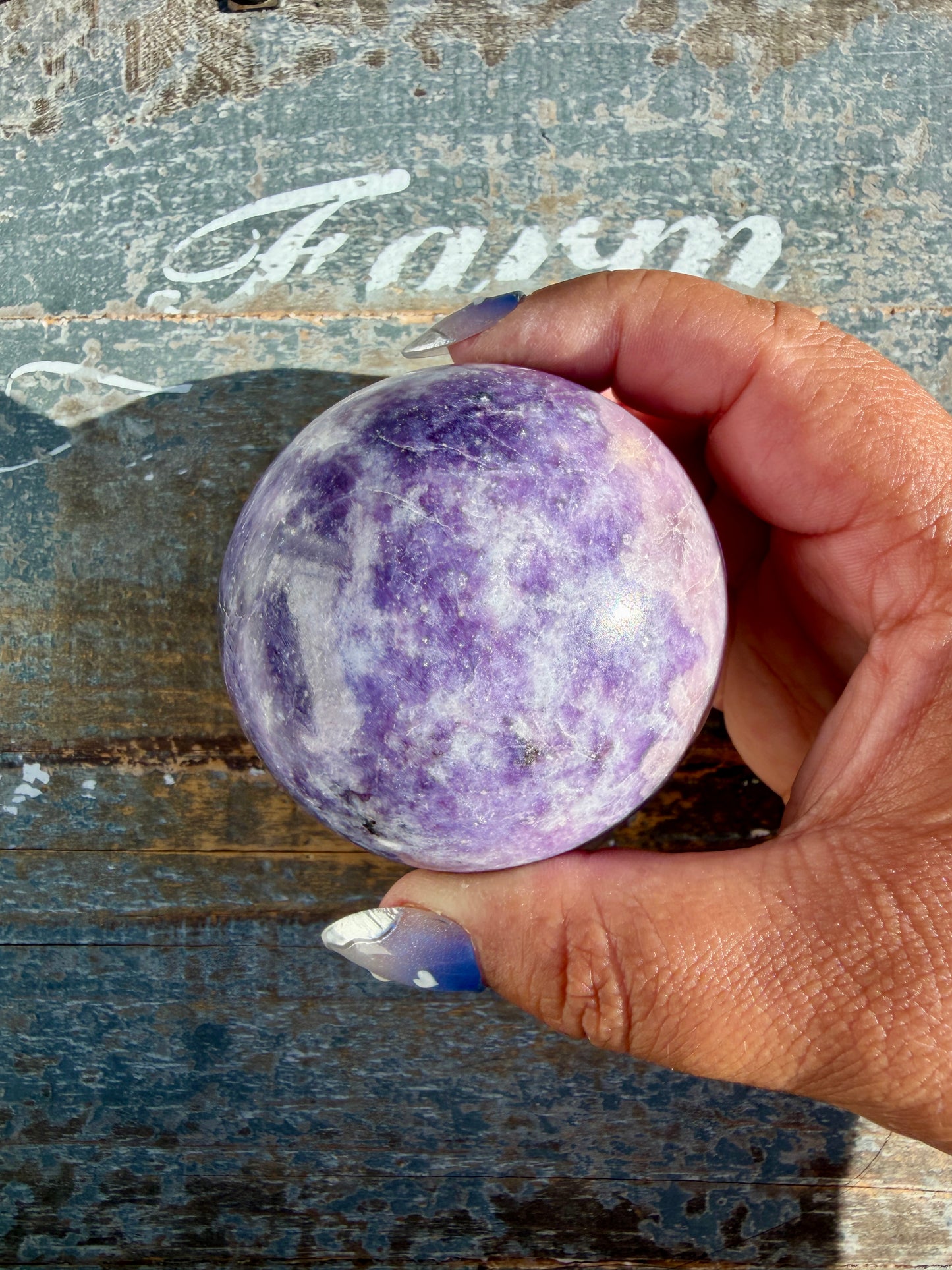 Gorgeous Lepidolite Sphere | Brazil | Opt 98