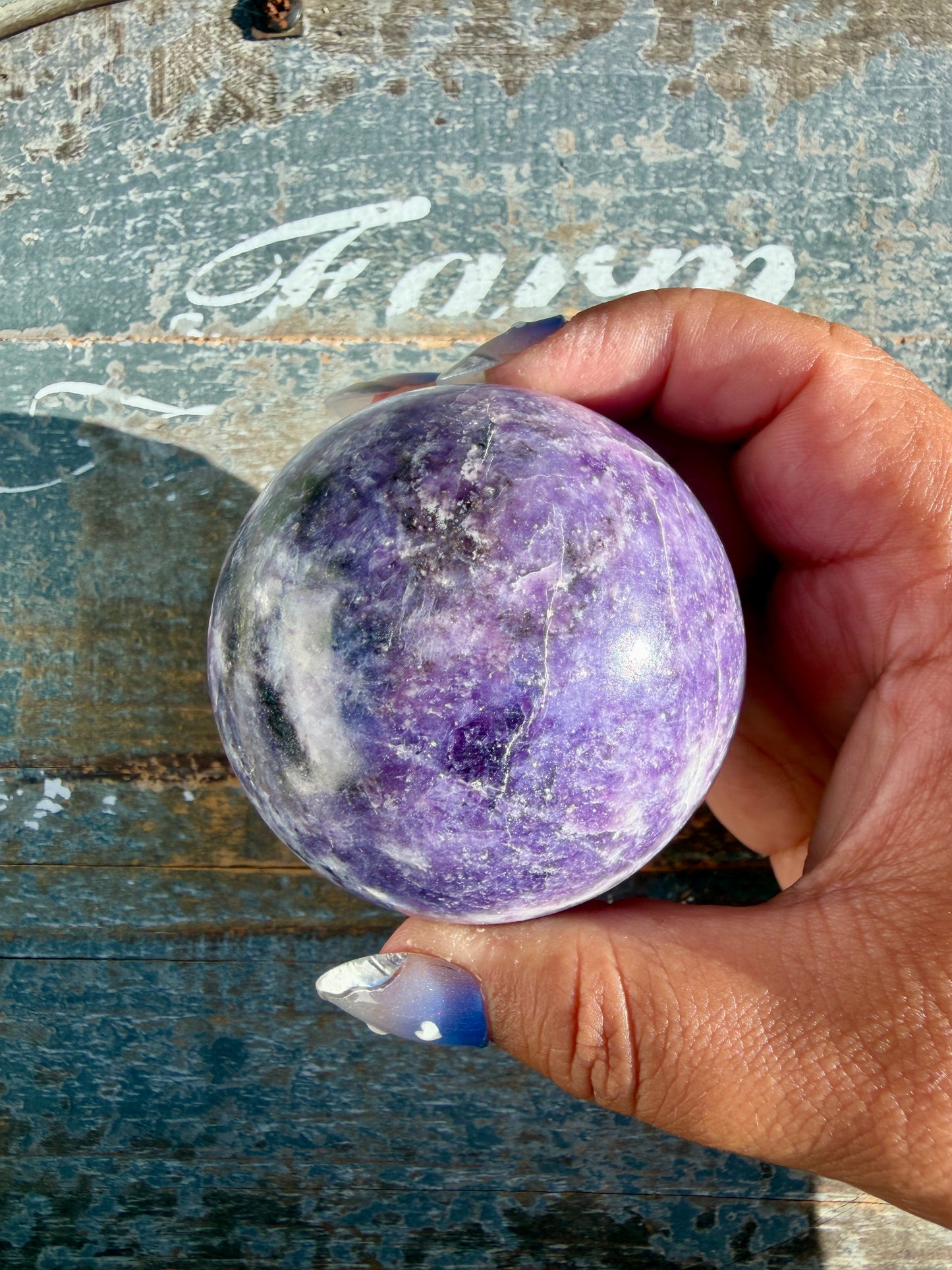 Gorgeous Lepidolite Sphere | Brazil | Opt 98