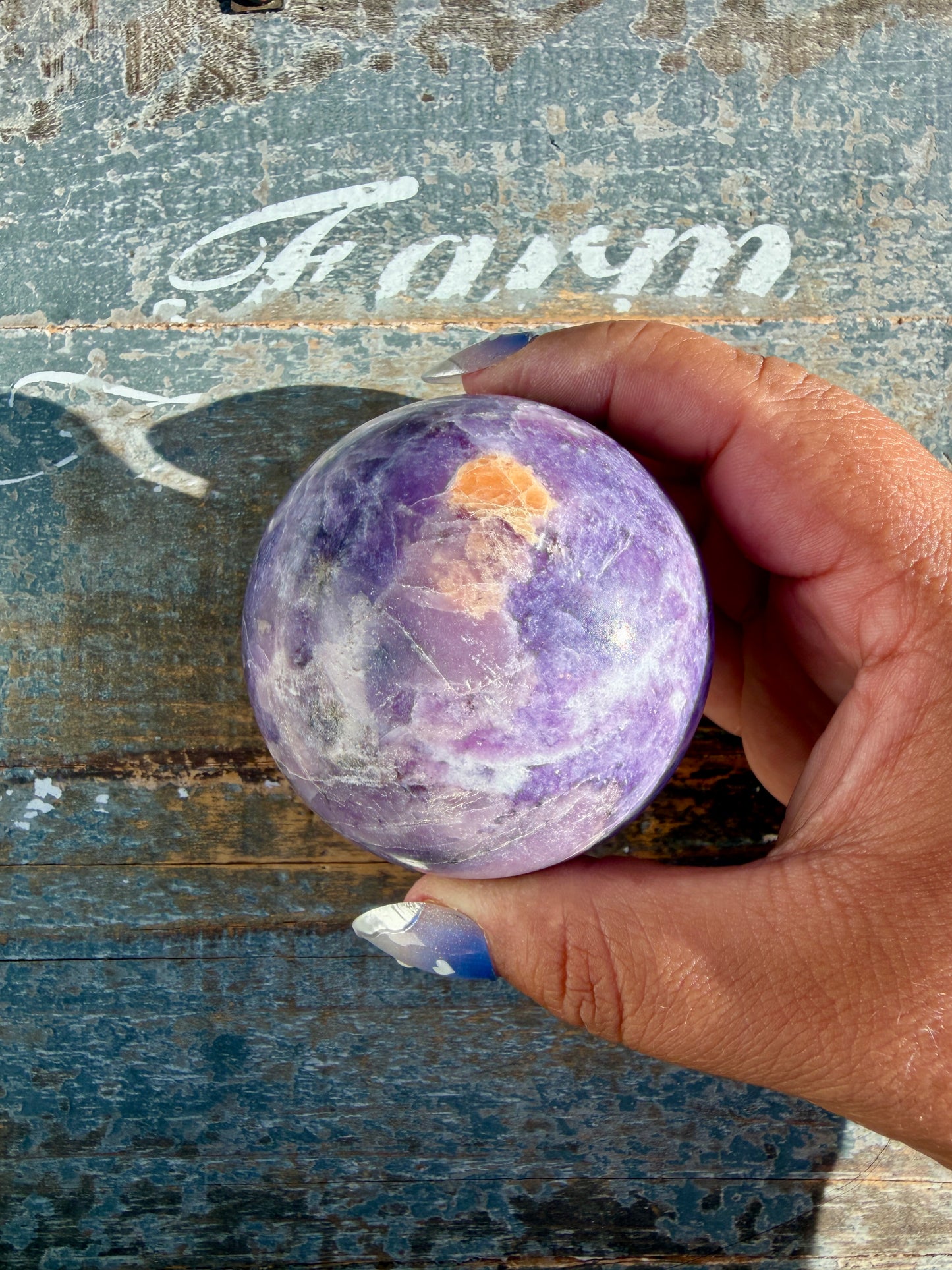 Gorgeous Lepidolite Sphere | Brazil | Opt 94