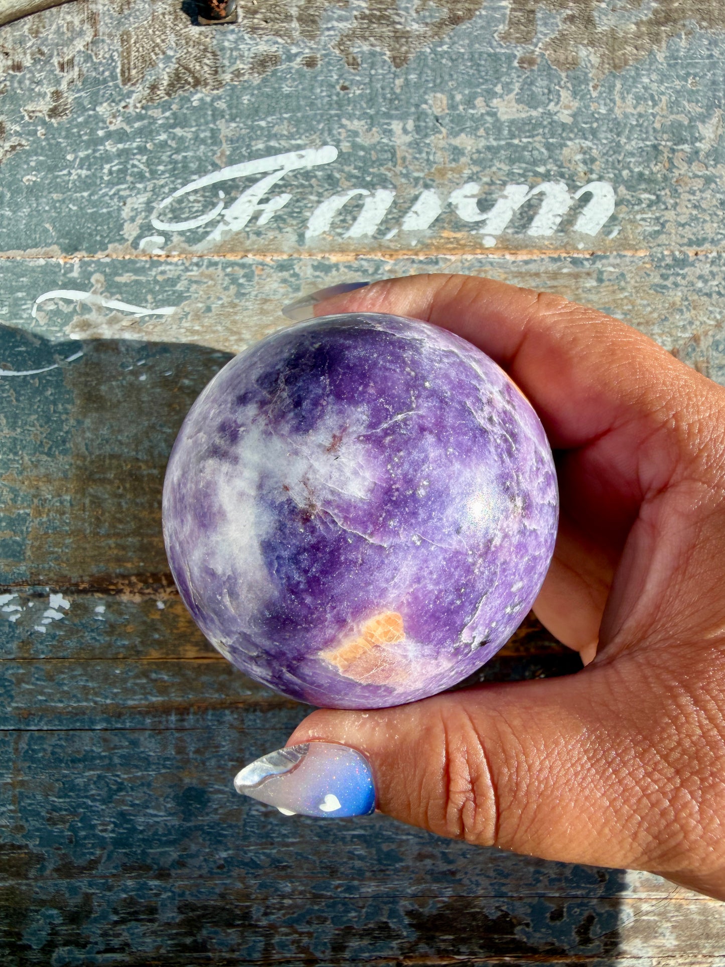 Gorgeous Lepidolite Sphere | Brazil | Opt 94