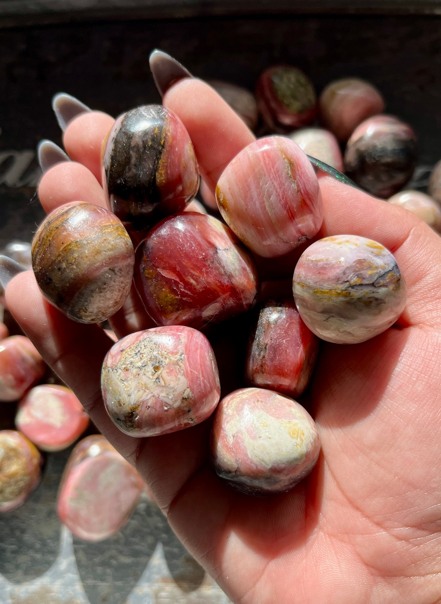 One (1) Gorgeous Strawberry/Pink Opal Tumble from Peru *Tucson Exclusive*