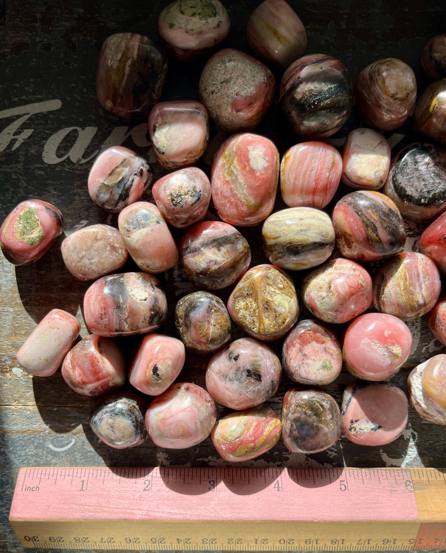 One (1) Gorgeous Strawberry/Pink Opal Tumble from Peru *Tucson Exclusive*