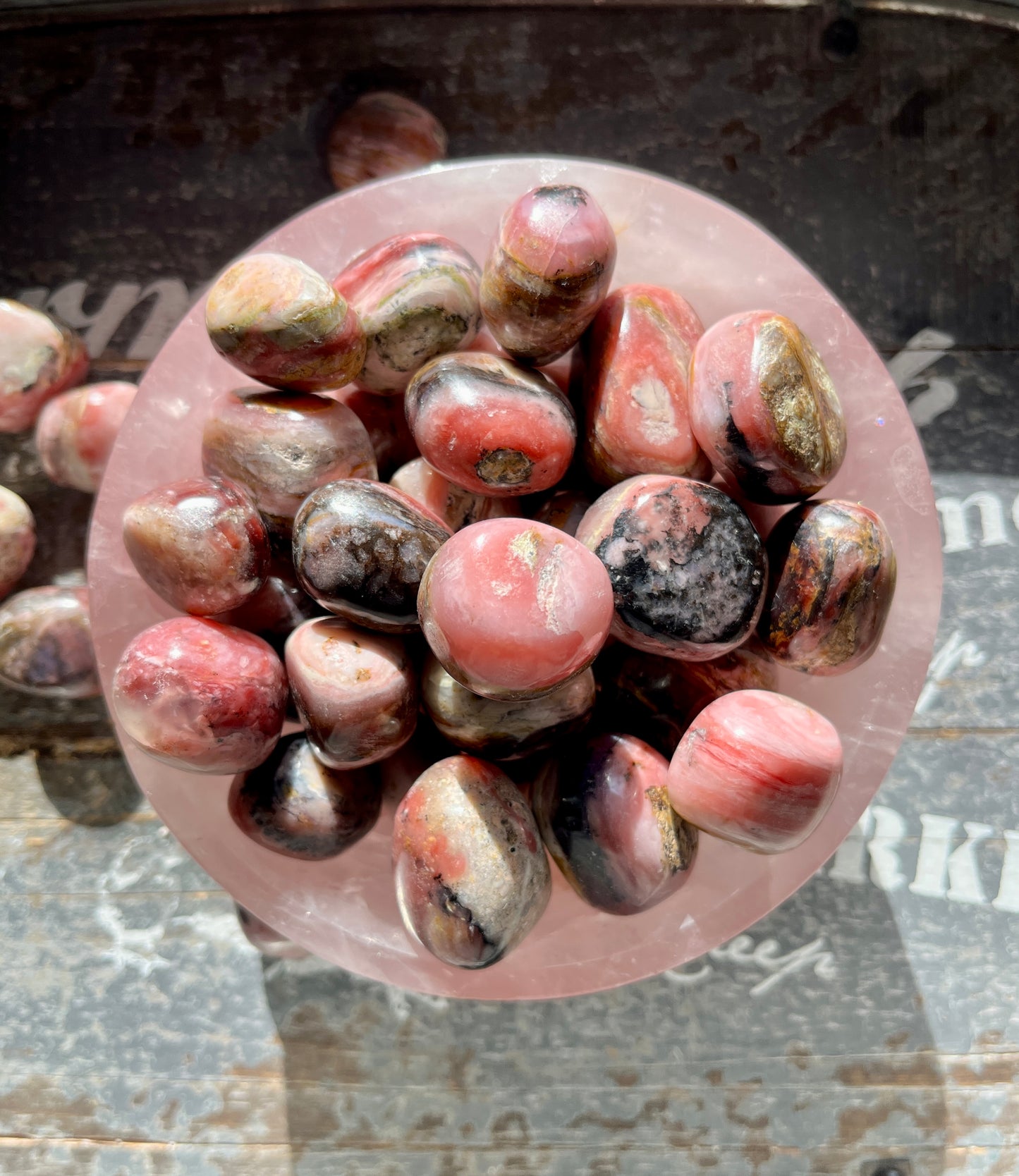 One (1) Gorgeous Strawberry/Pink Opal Tumble from Peru *Tucson Exclusive*