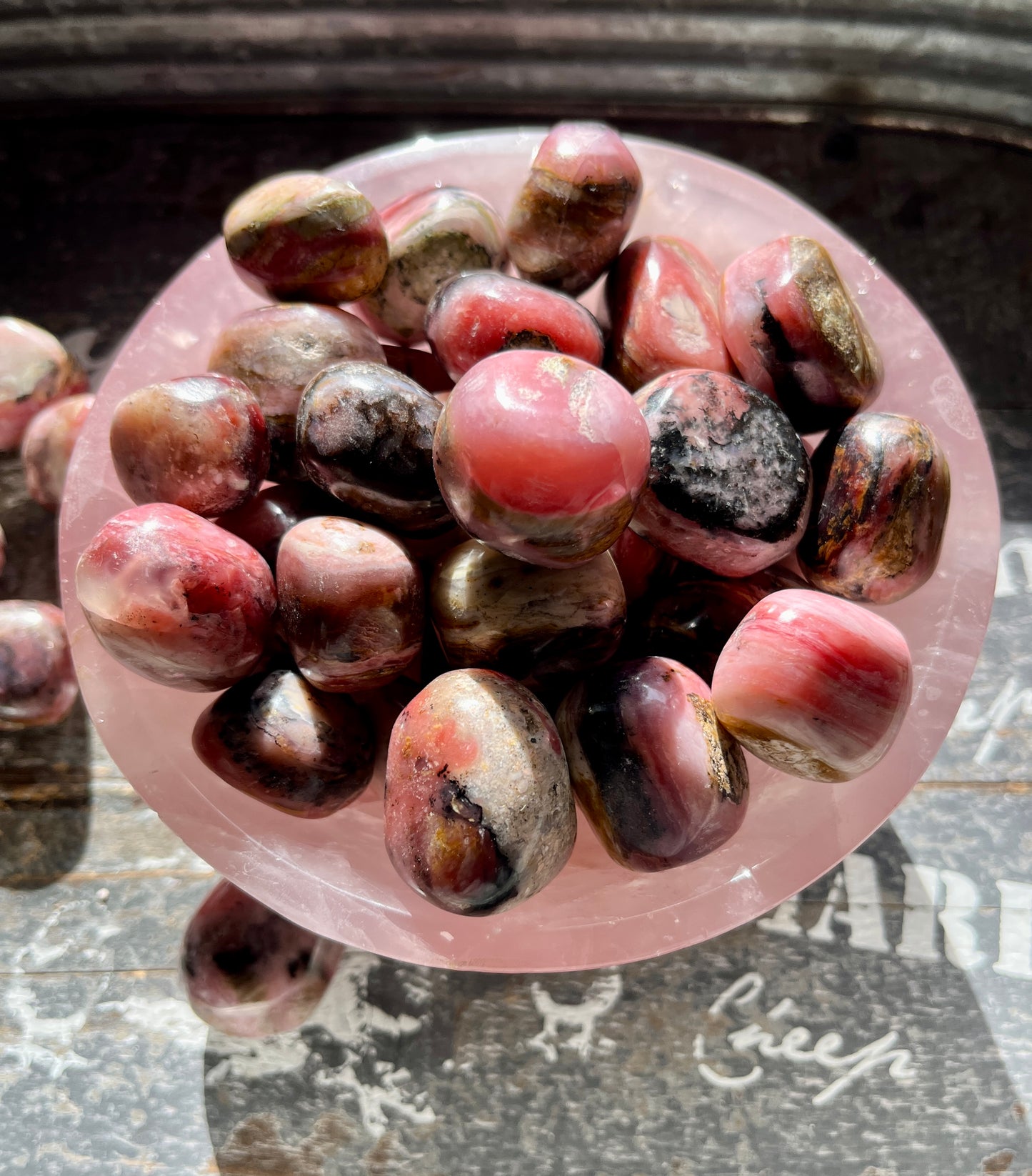 One (1) Gorgeous Strawberry/Pink Opal Tumble from Peru *Tucson Exclusive*