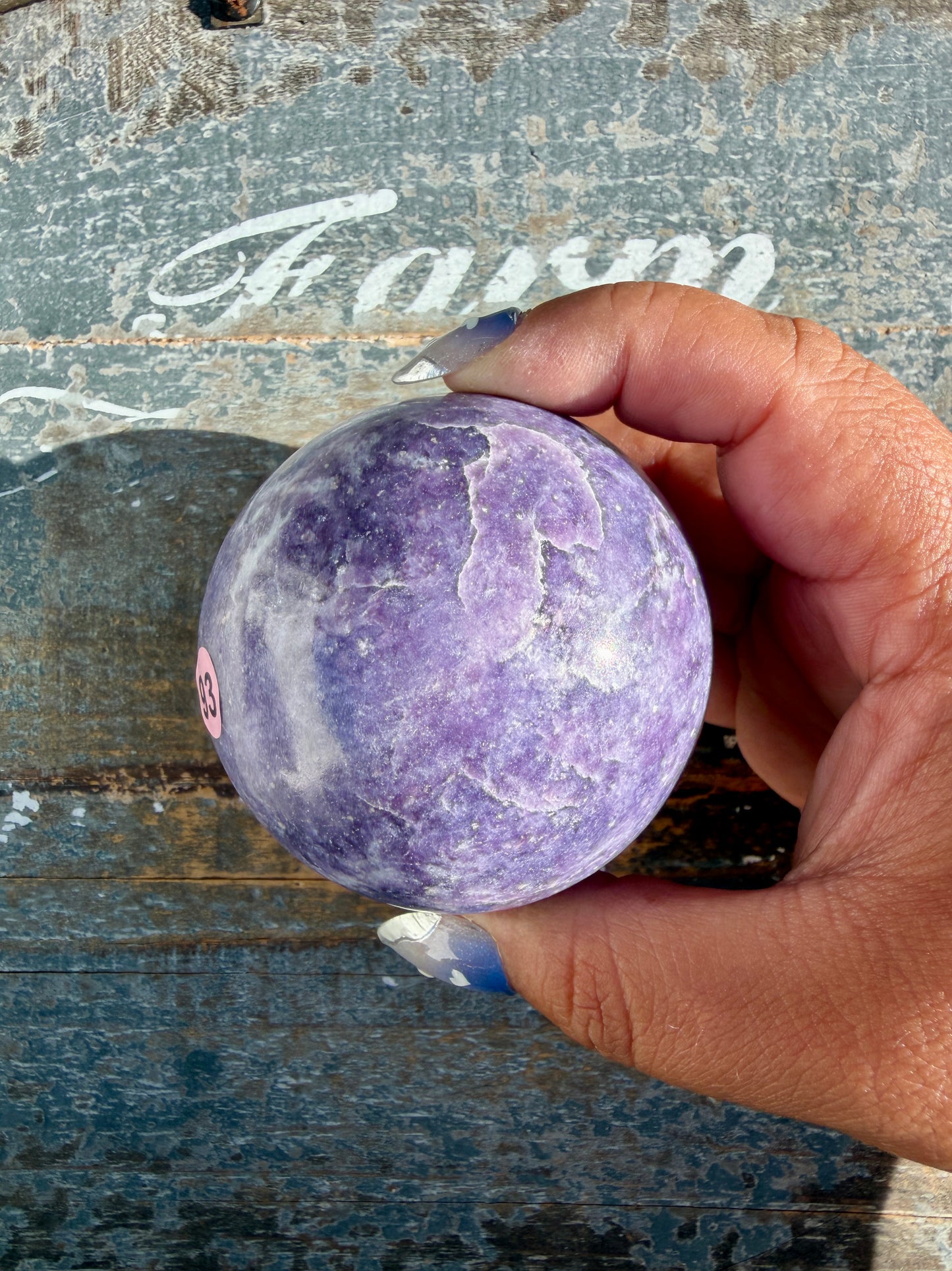 Gorgeous Lepidolite Sphere | Brazil | Opt 93