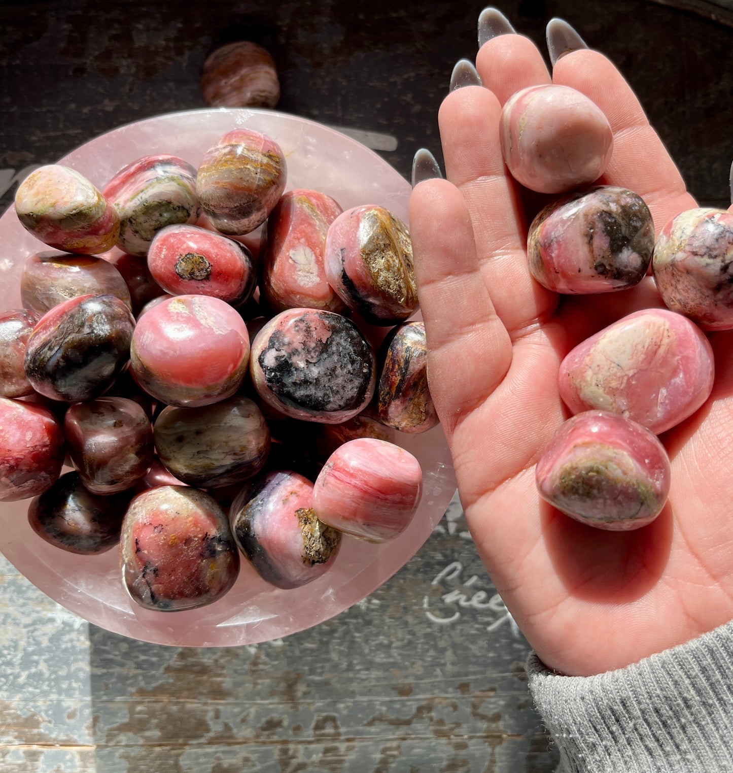 One (1) Gorgeous Strawberry/Pink Opal Tumble from Peru *Tucson Exclusive*