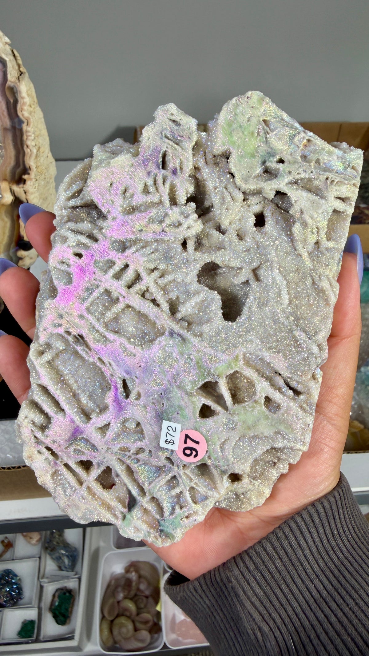 Gorgeous Aura Chalcedony (Sphalerite) | Opt 97