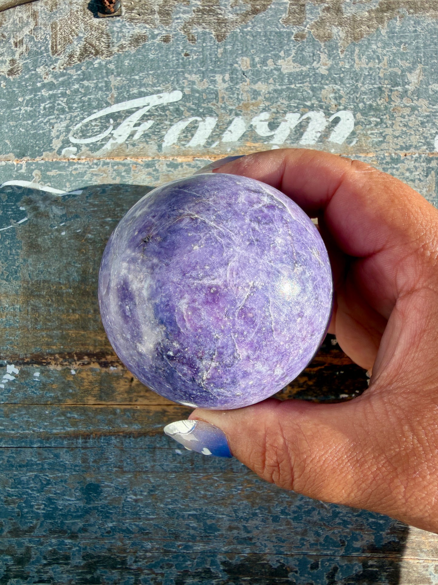 Gorgeous Lepidolite Sphere | Brazil | Opt 93