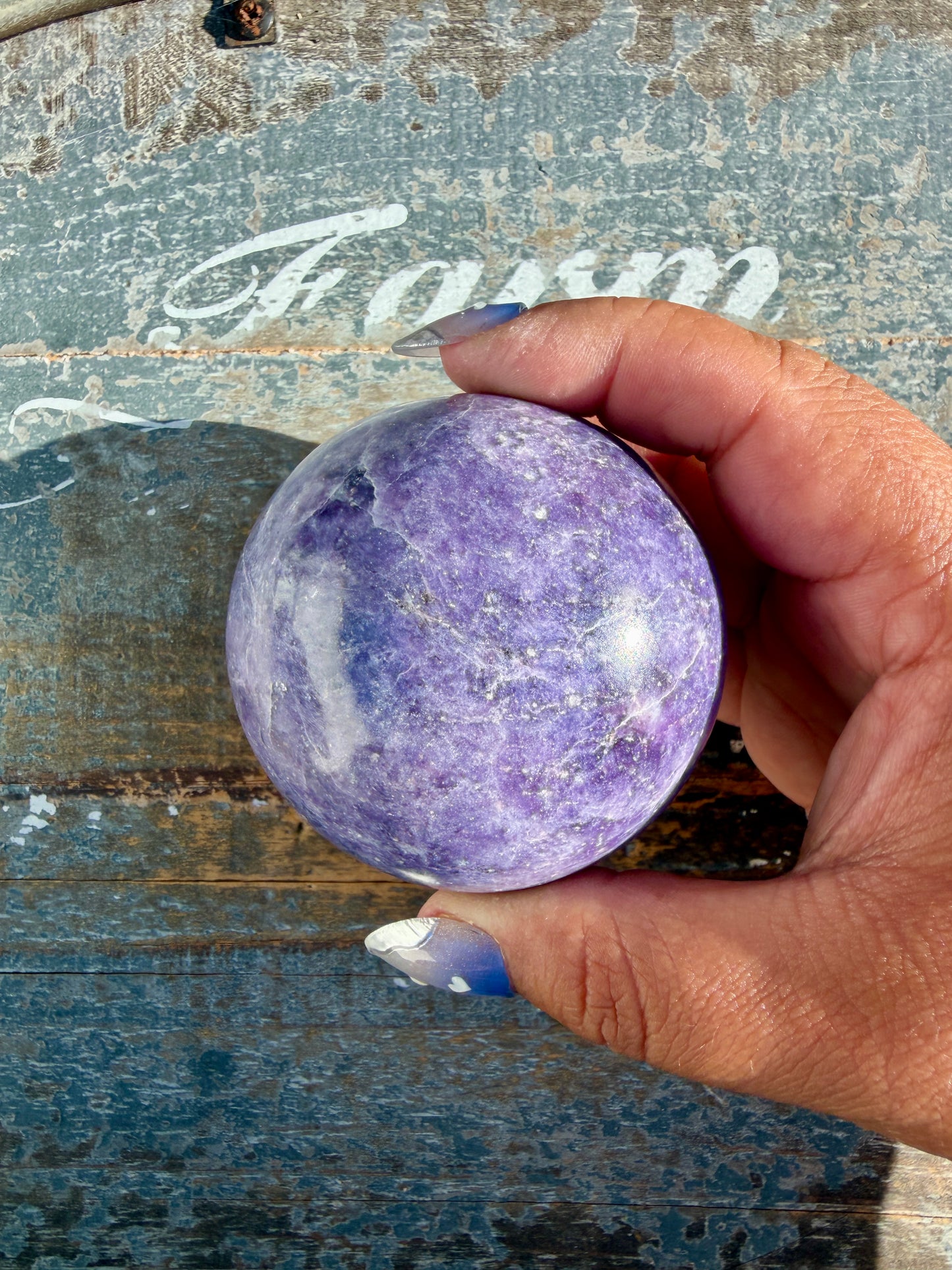 Gorgeous Lepidolite Sphere | Brazil | Opt 93