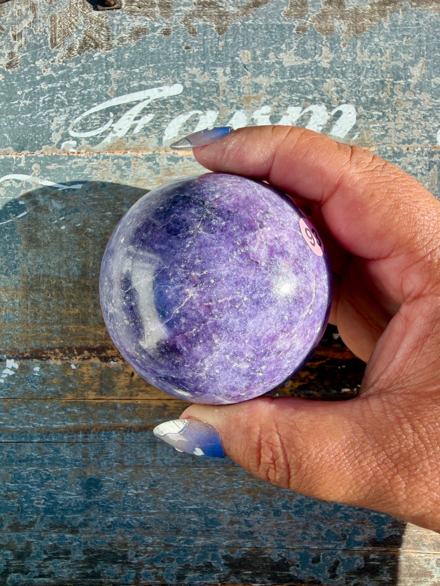 Gorgeous Lepidolite Sphere | Brazil | Opt 93