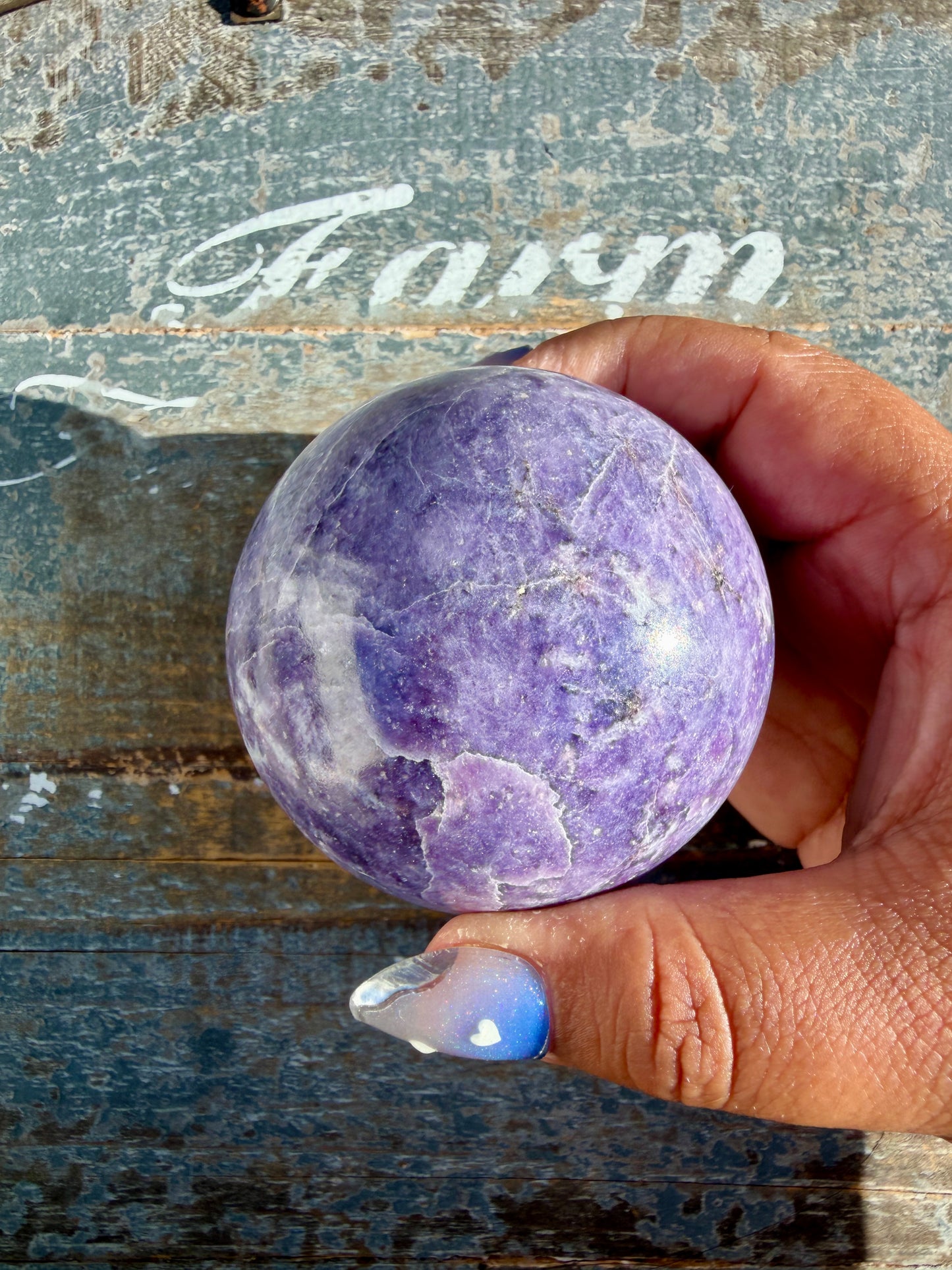 Gorgeous Lepidolite Sphere | Brazil | Opt 93