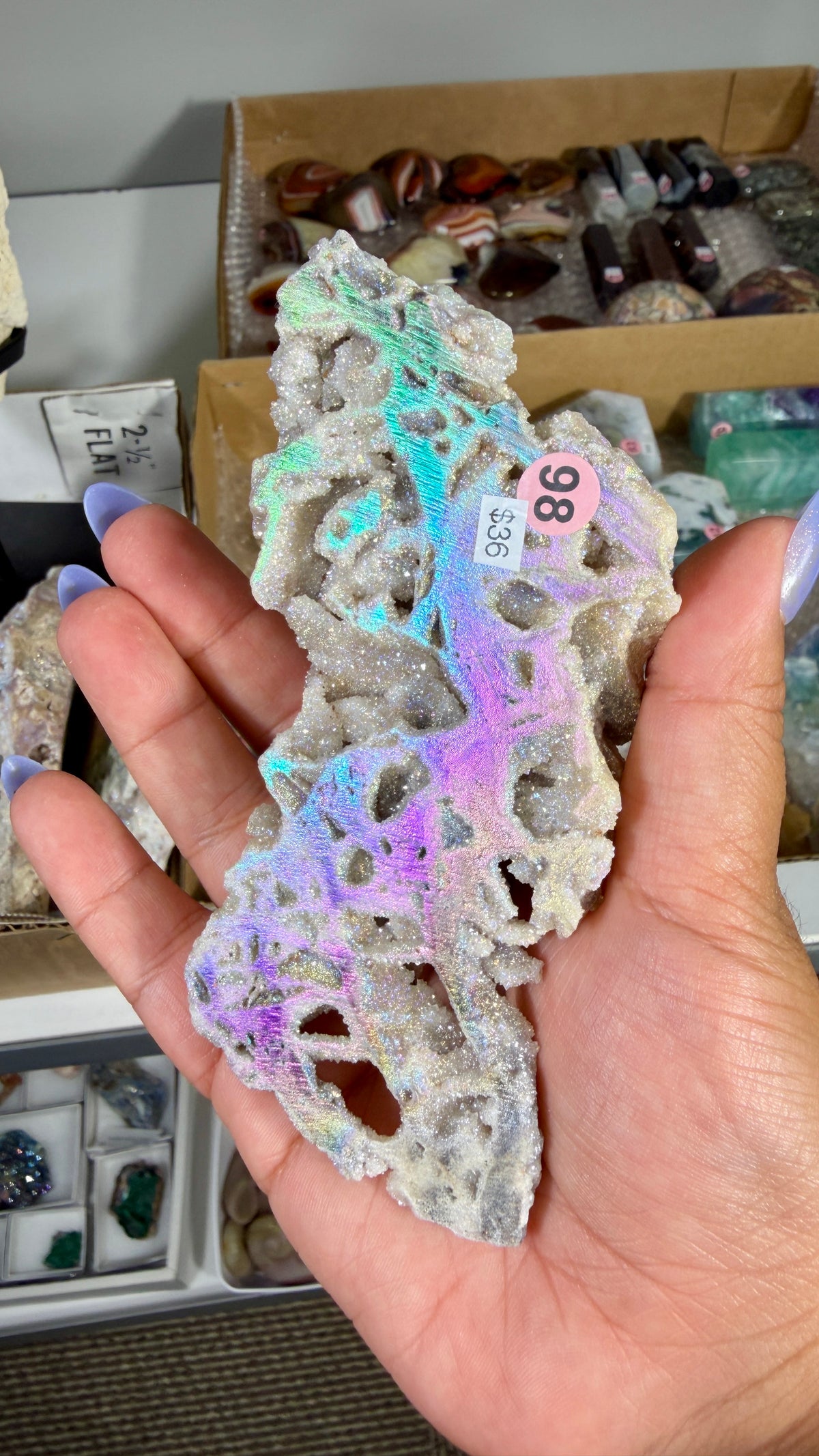 Gorgeous Aura Chalcedony (Sphalerite) | Opt 98